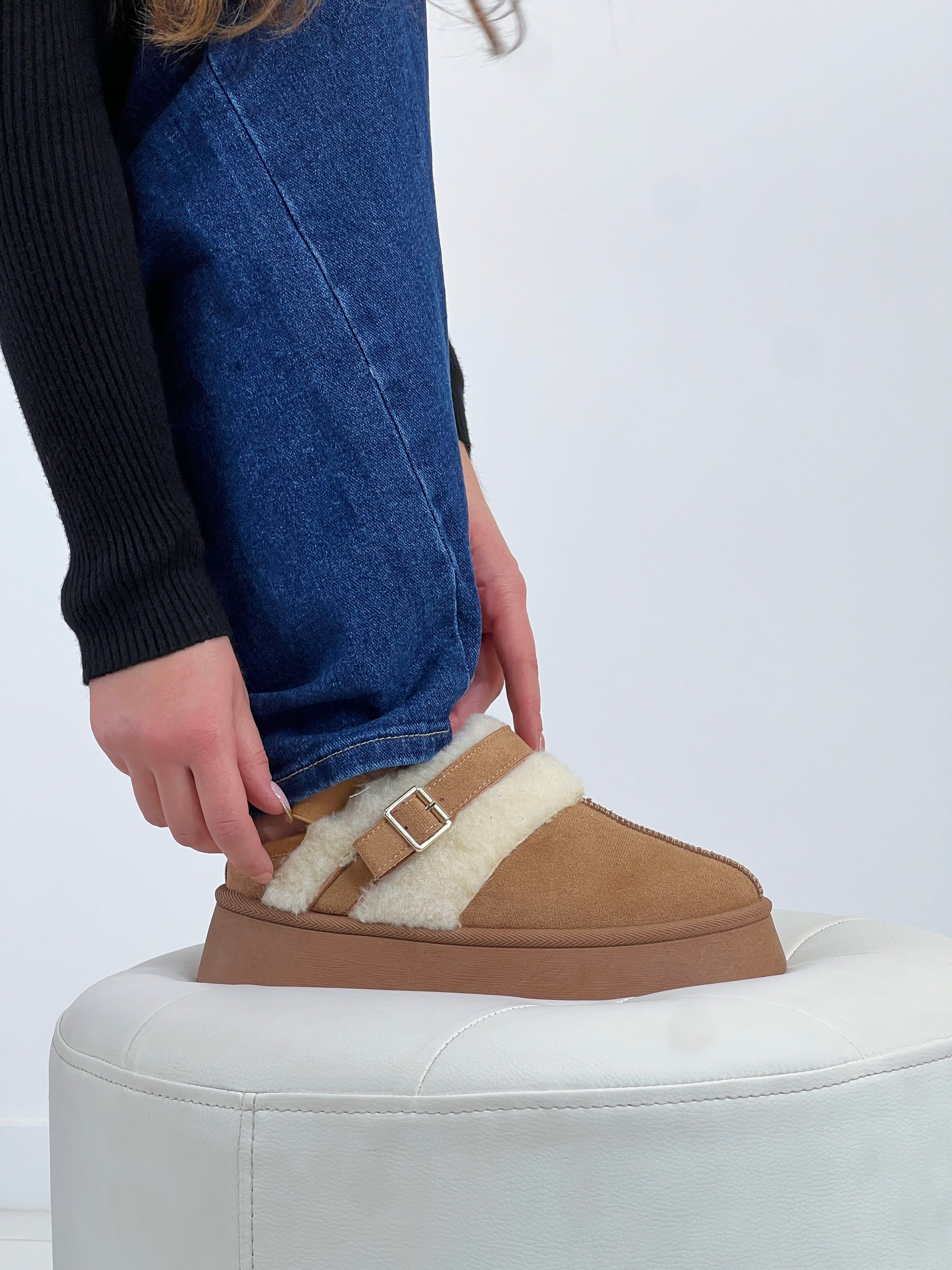 Zueco plataforma borreguito - Zebra&Maduixa®