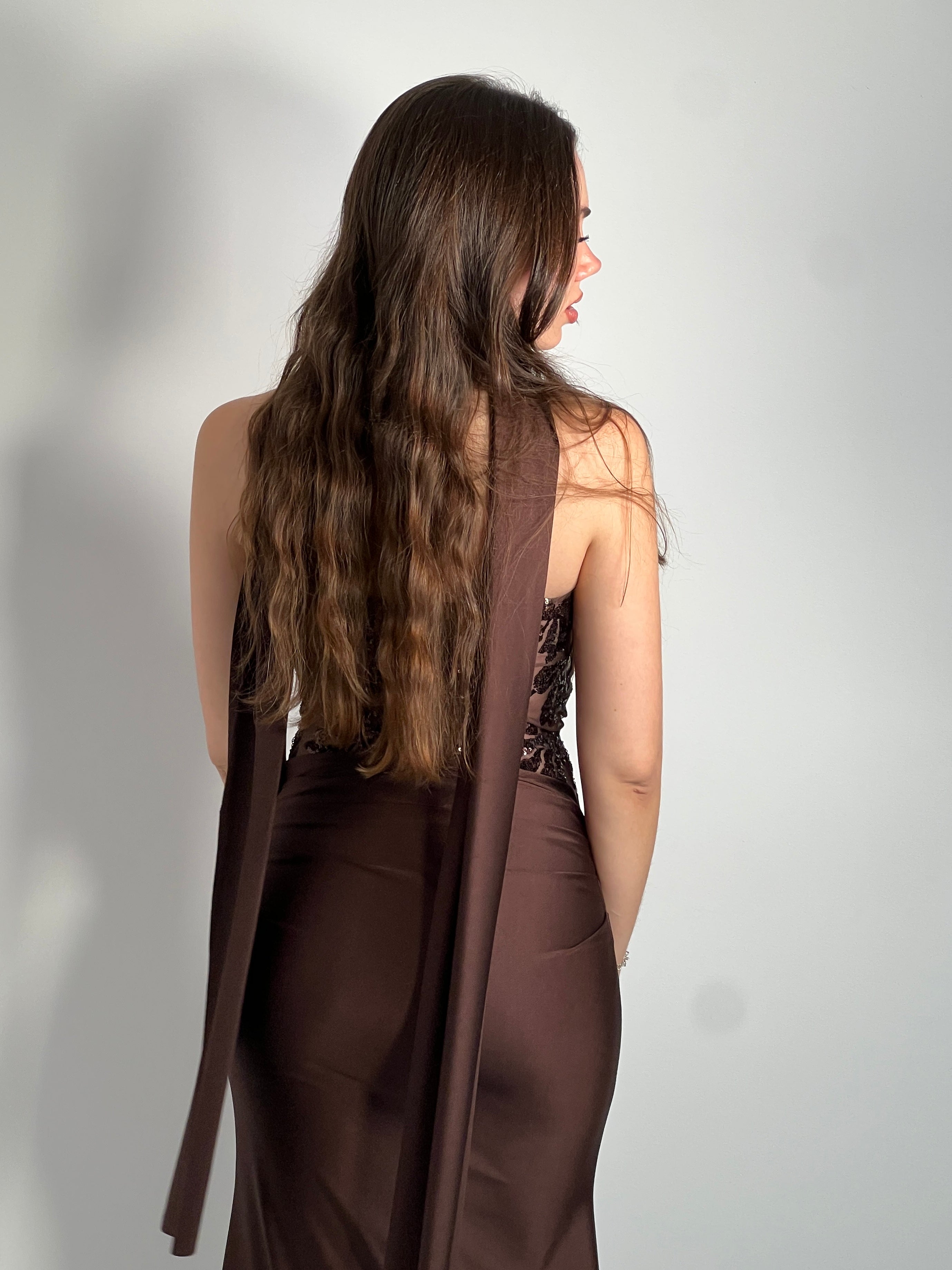 Vestido palabra de honor lentejuela - Zebra&Maduixa®