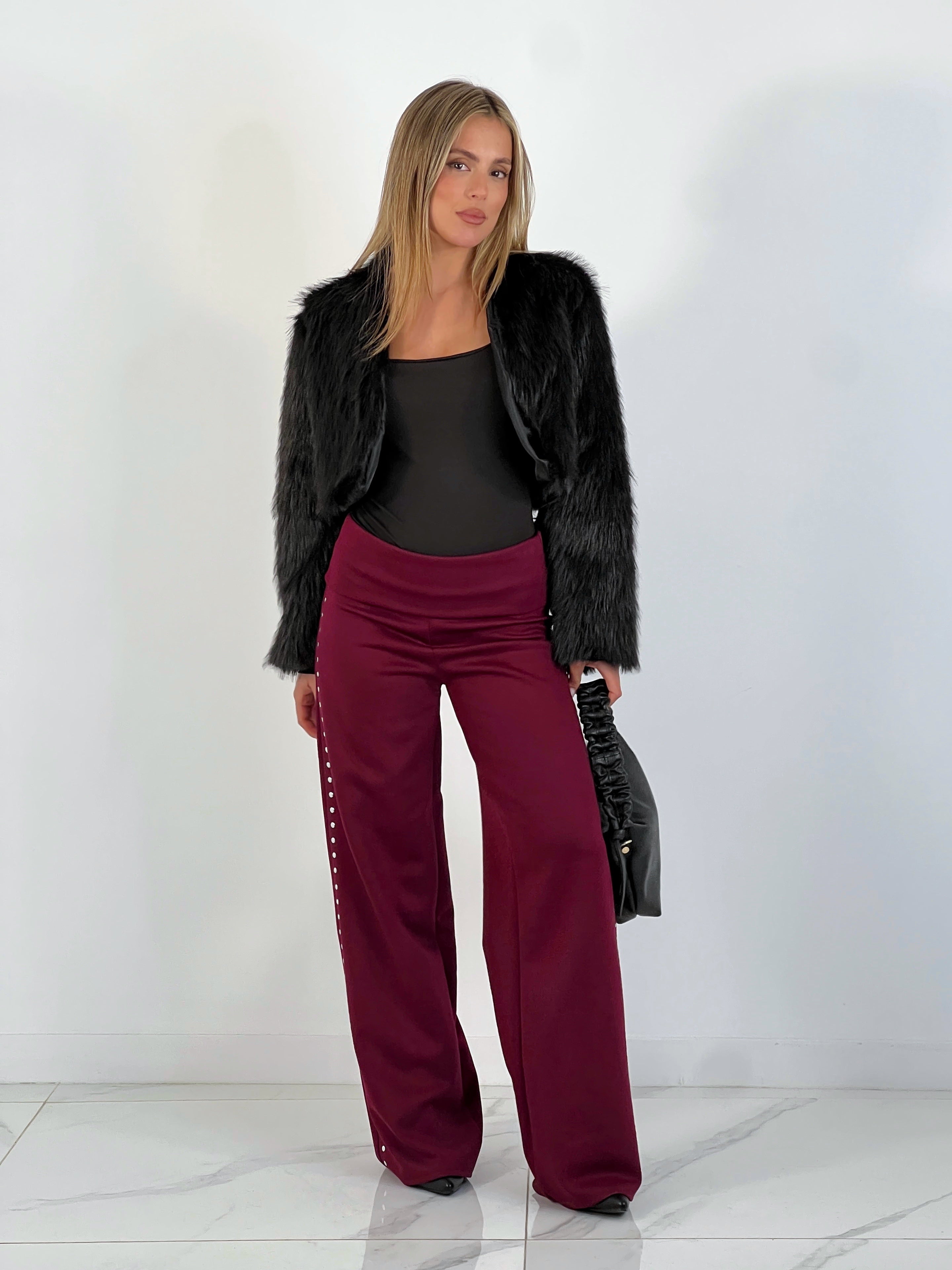 Chaqueta bolero pelo