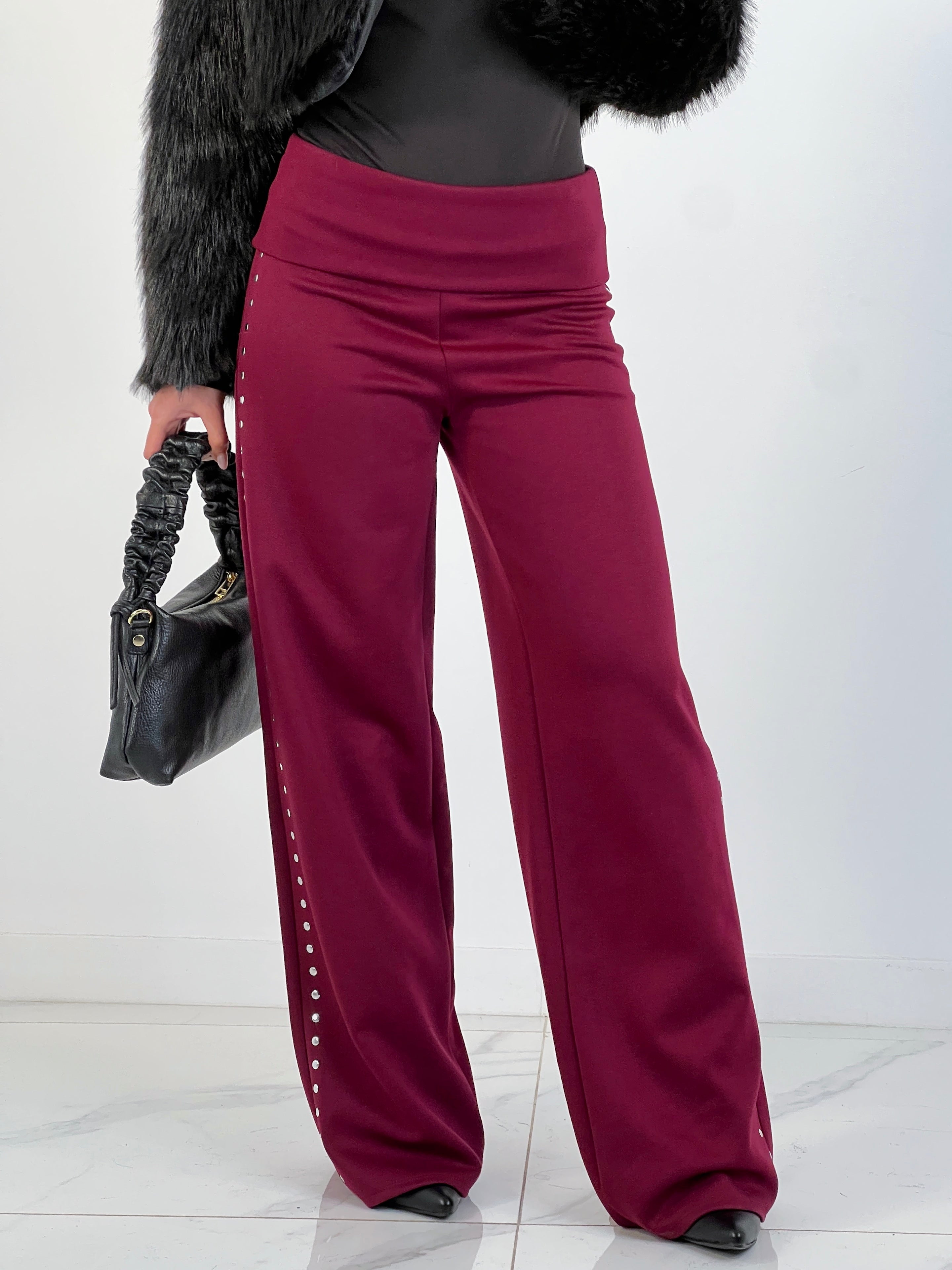 Pantalón tachuelas cintura vuelta - Zebra&Maduixa®