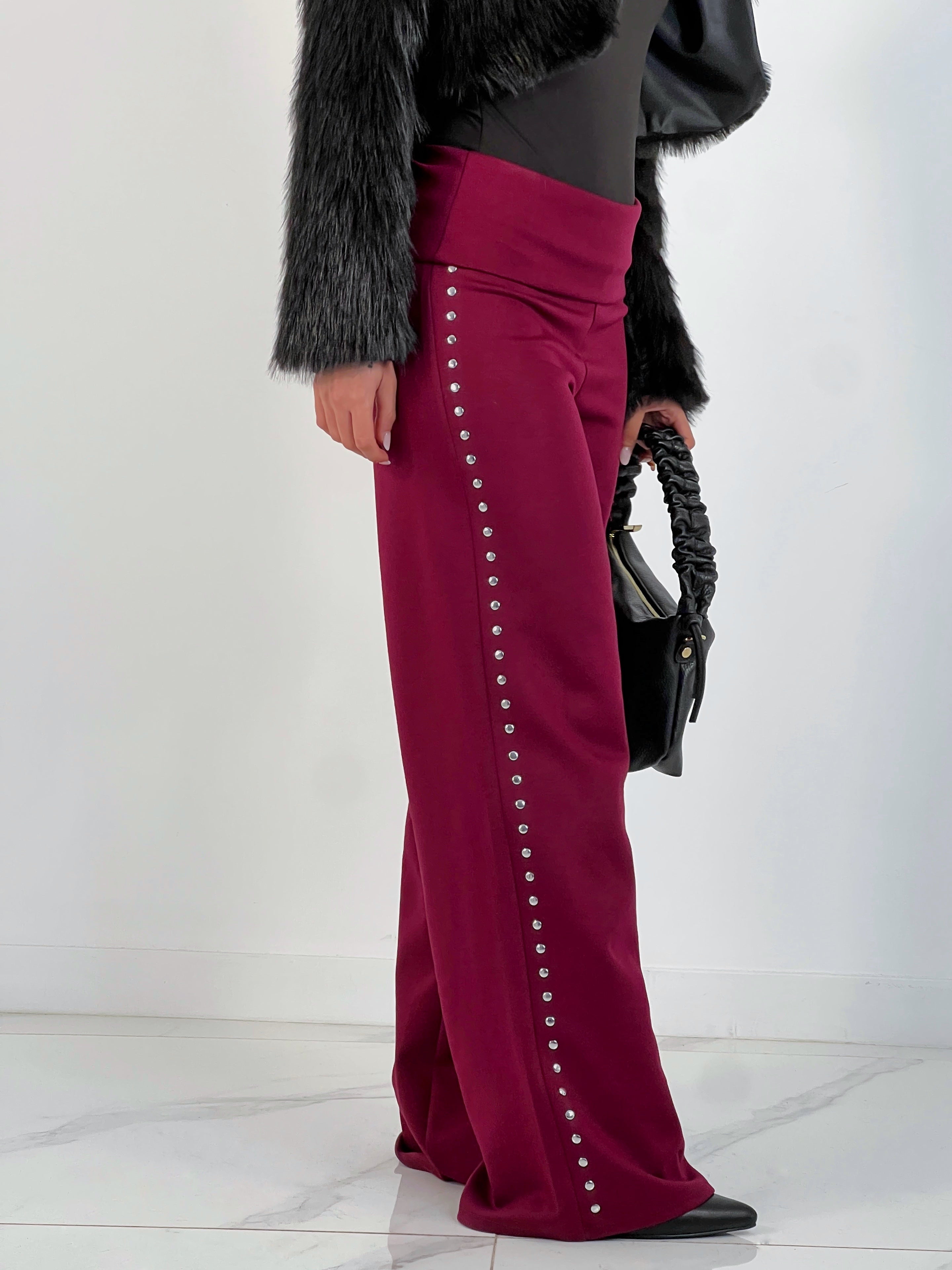 Pantalón tachuelas cintura vuelta - Zebra&Maduixa®