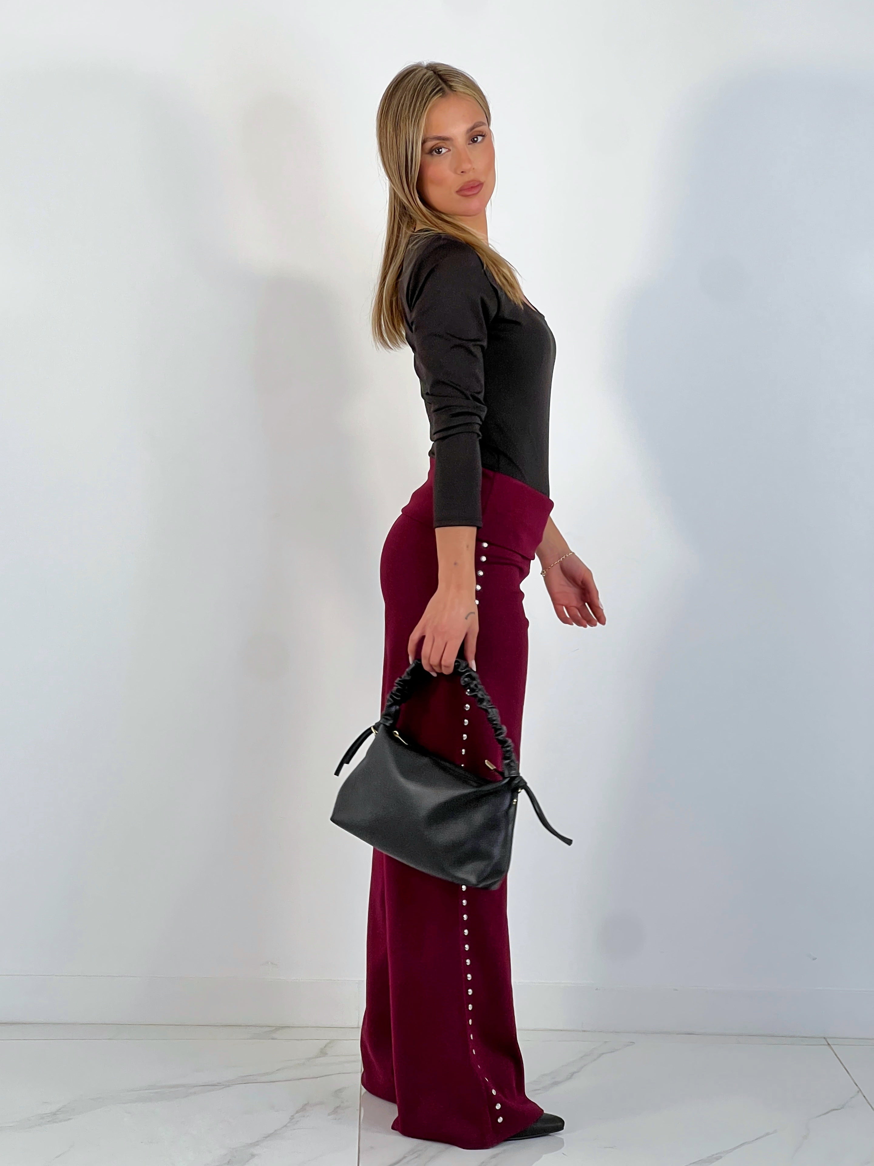 Pantalón tachuelas cintura vuelta - Zebra&Maduixa®