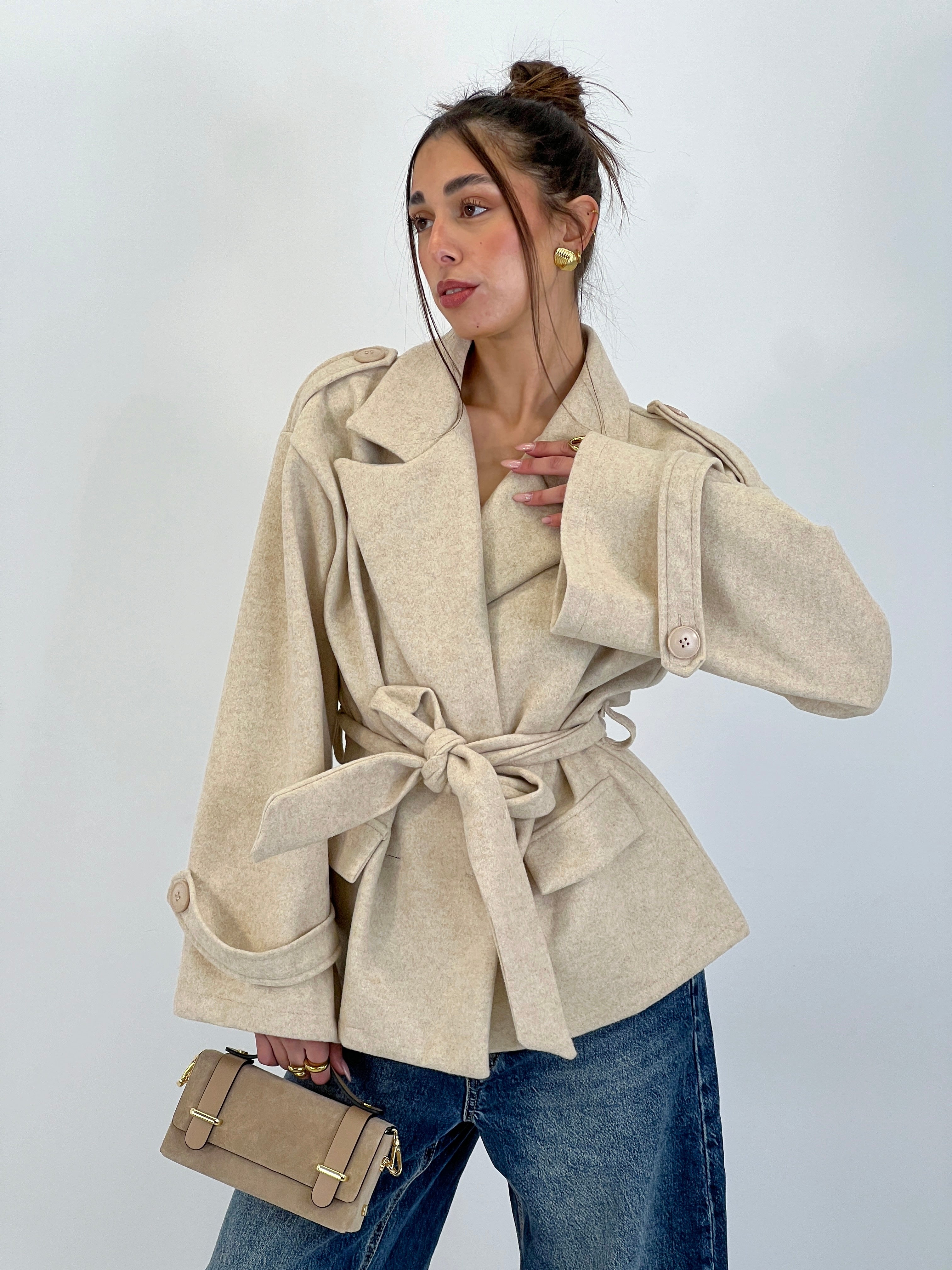 Abrigo paño trench - Zebra&Maduixa®