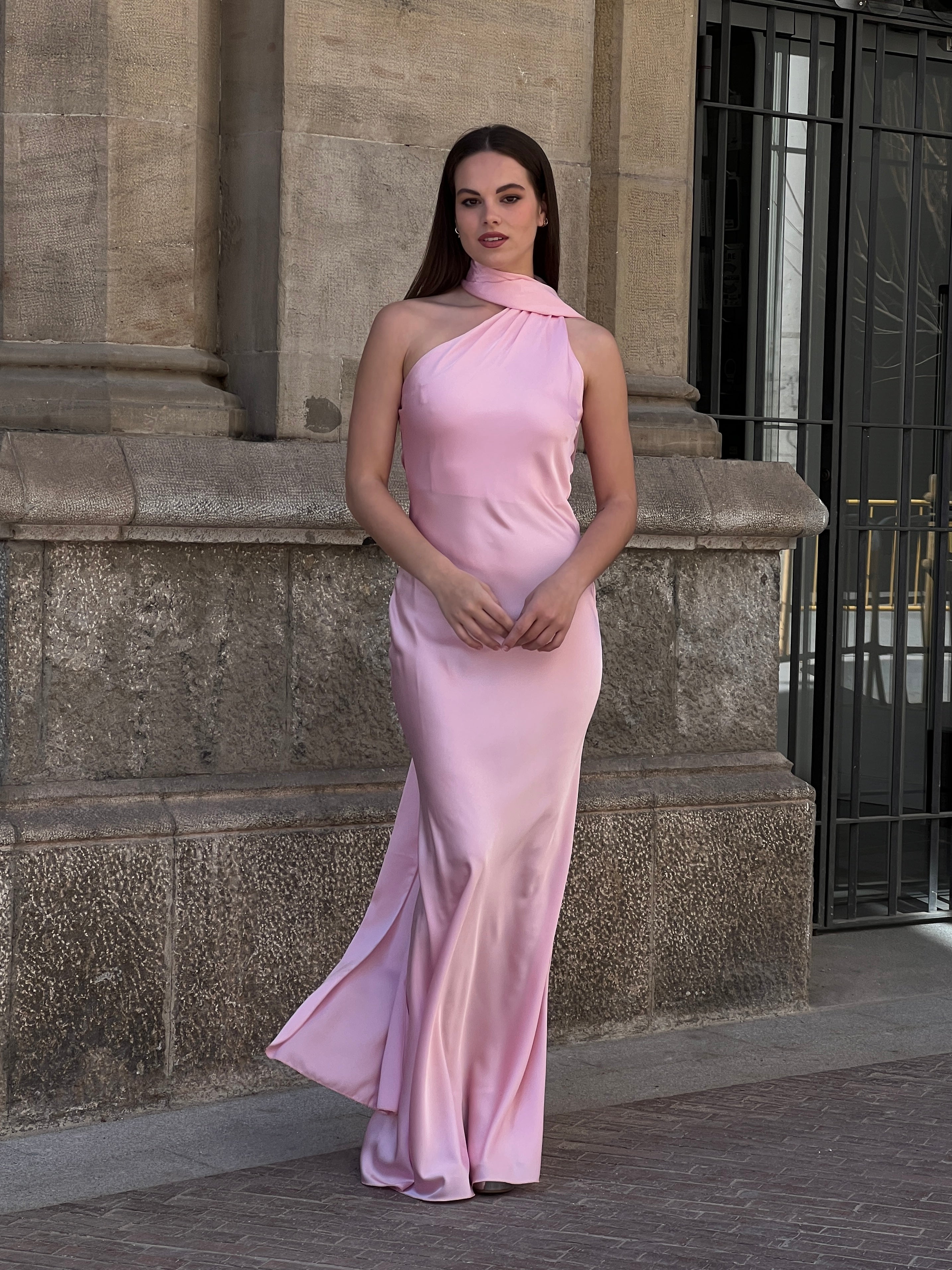 Vestido raso choker Priscila - Zebra&Maduixa®