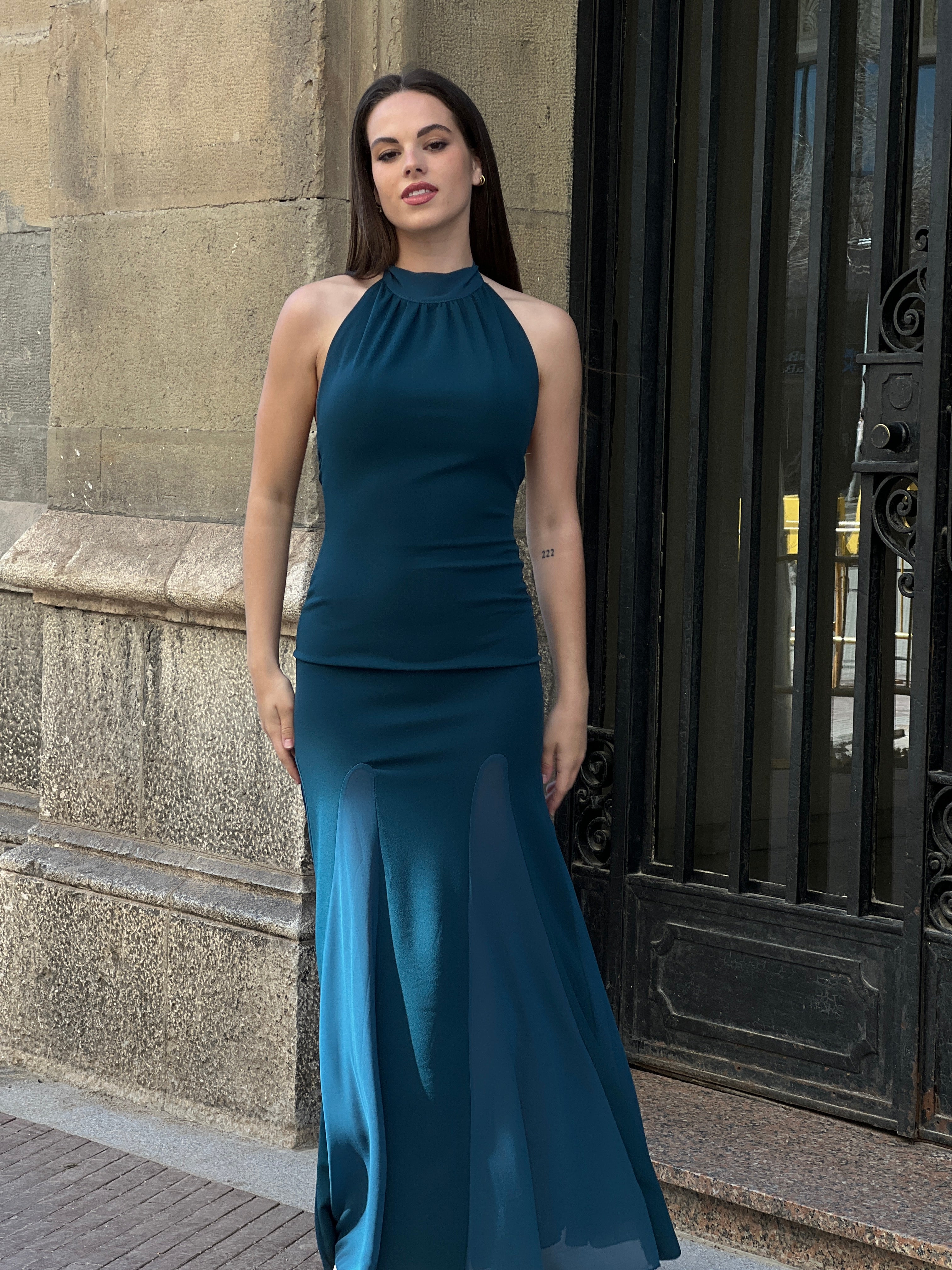 Vestido halter godets - Zebra&Maduixa®