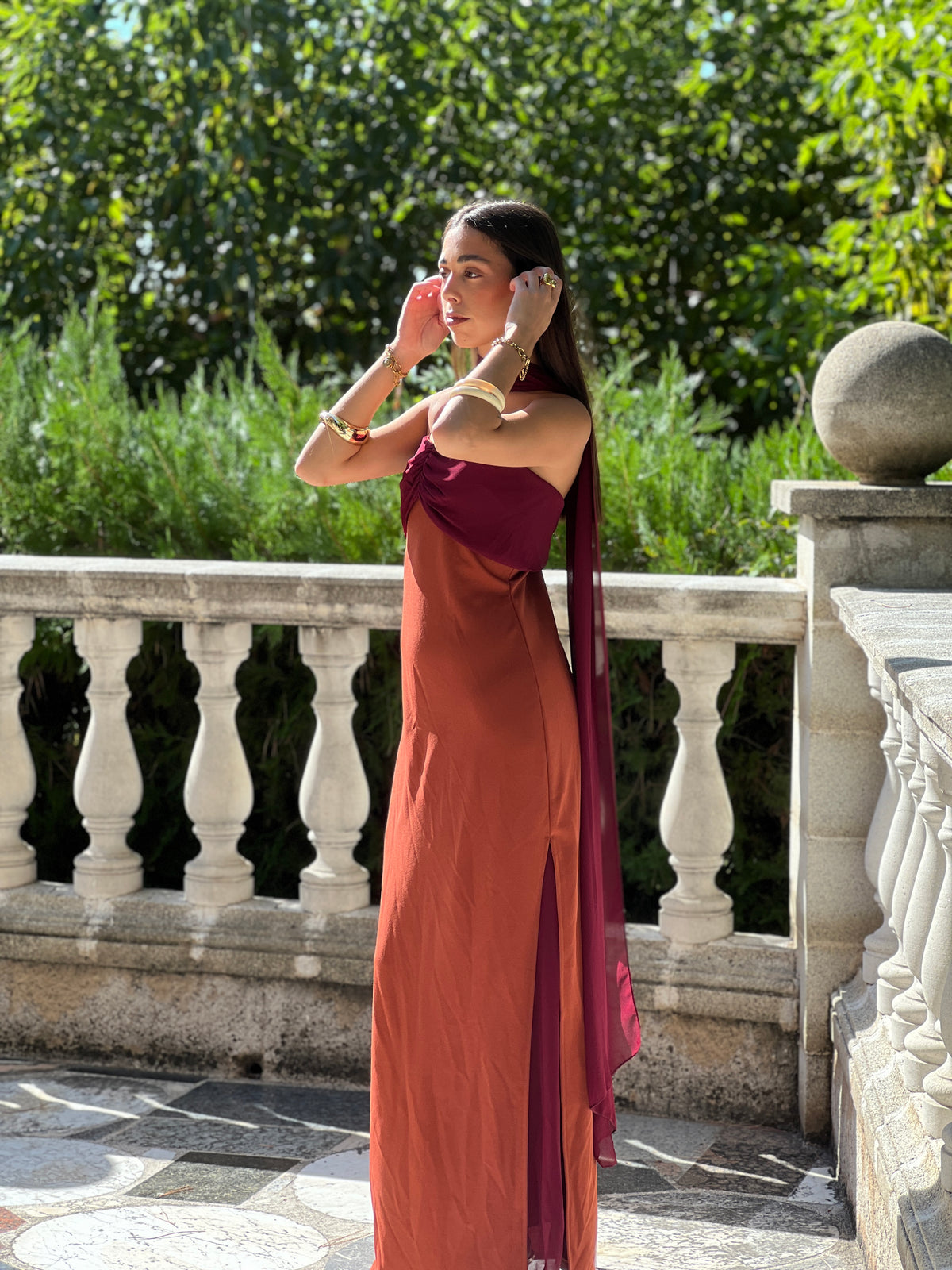 Vestit top frunzit Marta