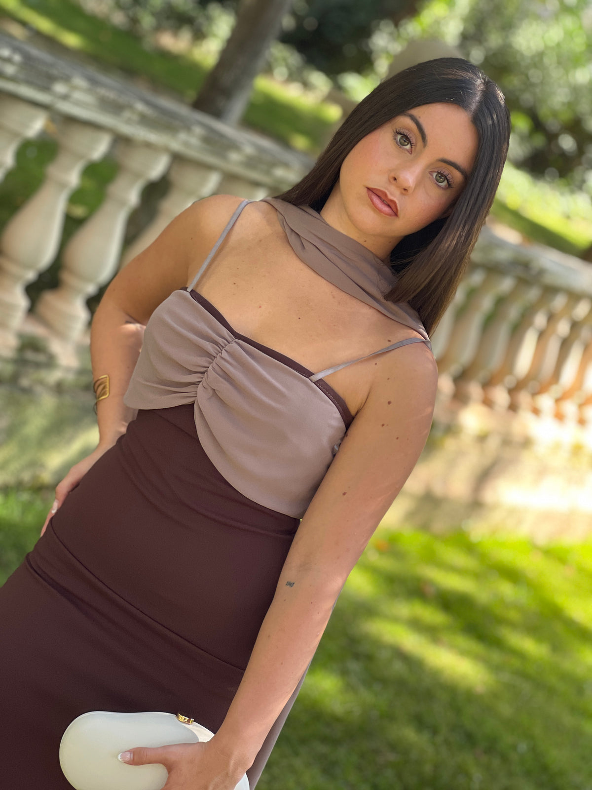 Vestit top frunzit Marta