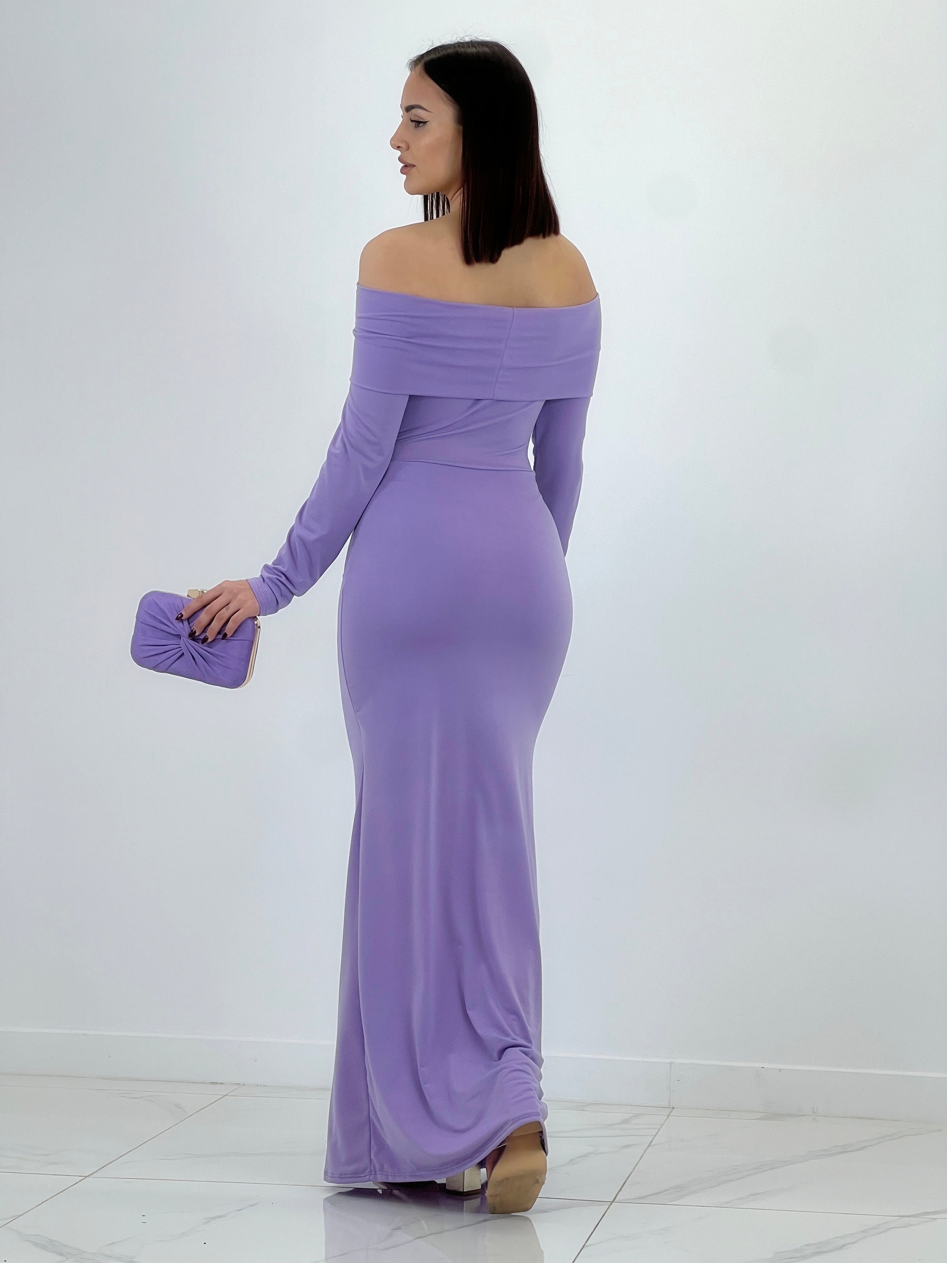 Vestido cuello barco largo Eva - Zebra&Maduixa®