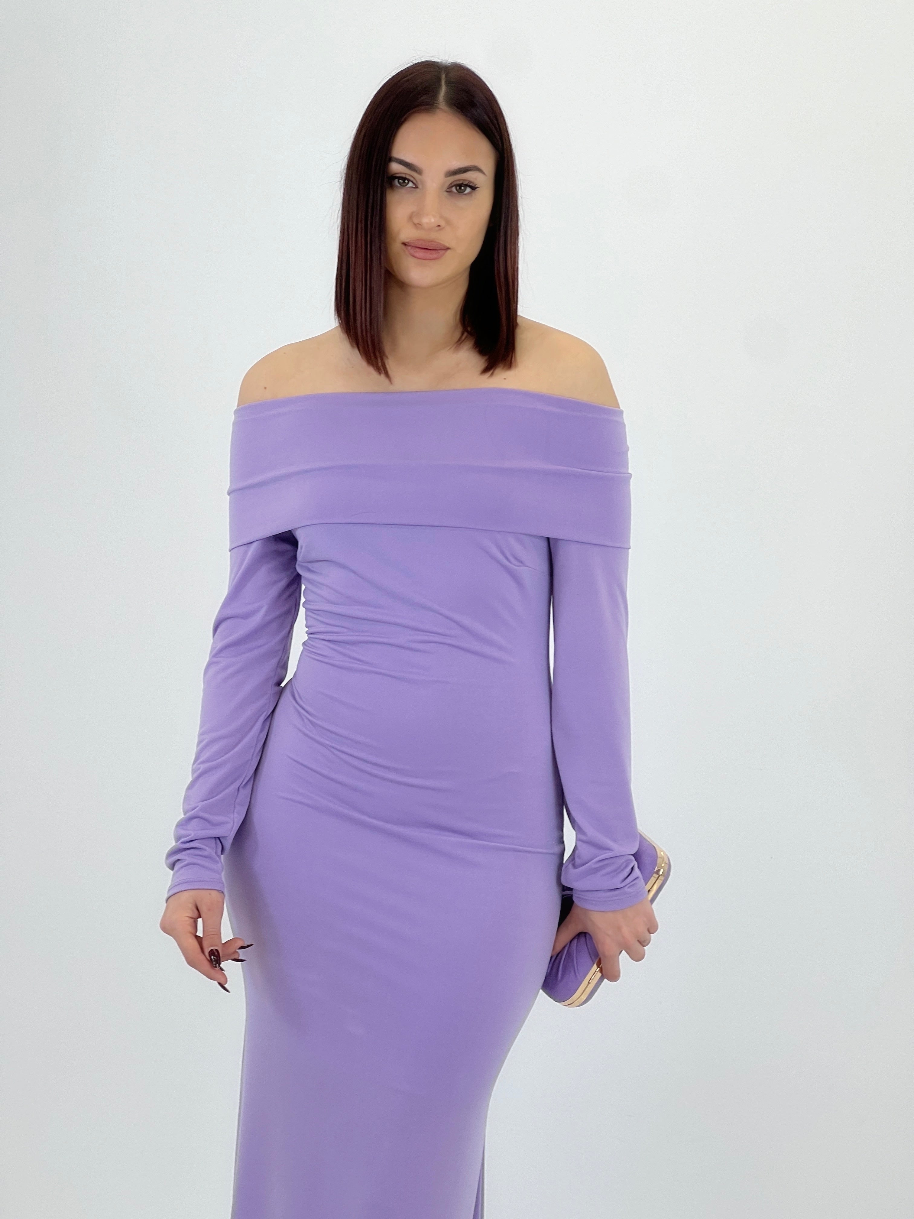 Vestido cuello barco largo Eva - Zebra&Maduixa®