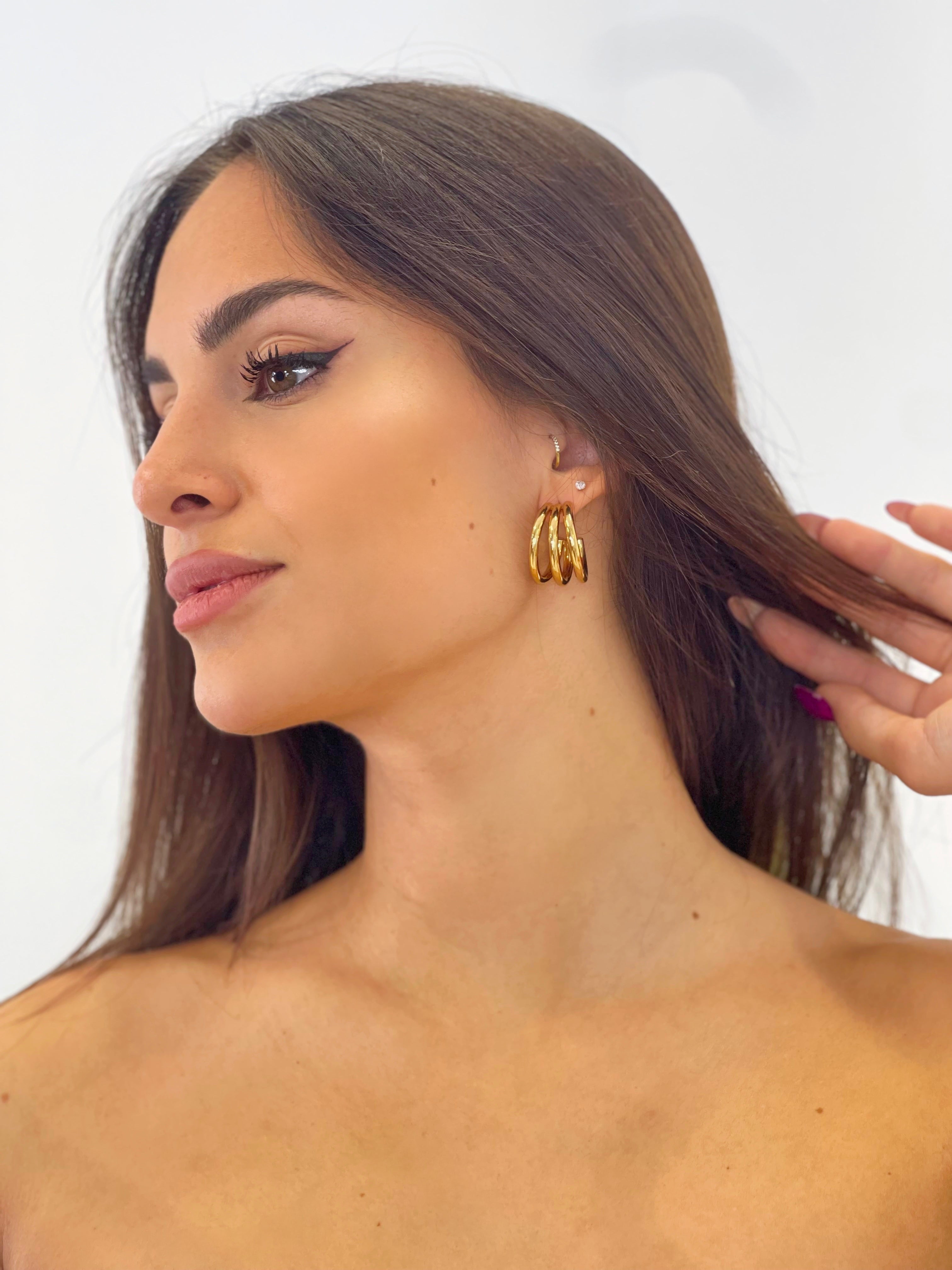 Arracades de triple cercle