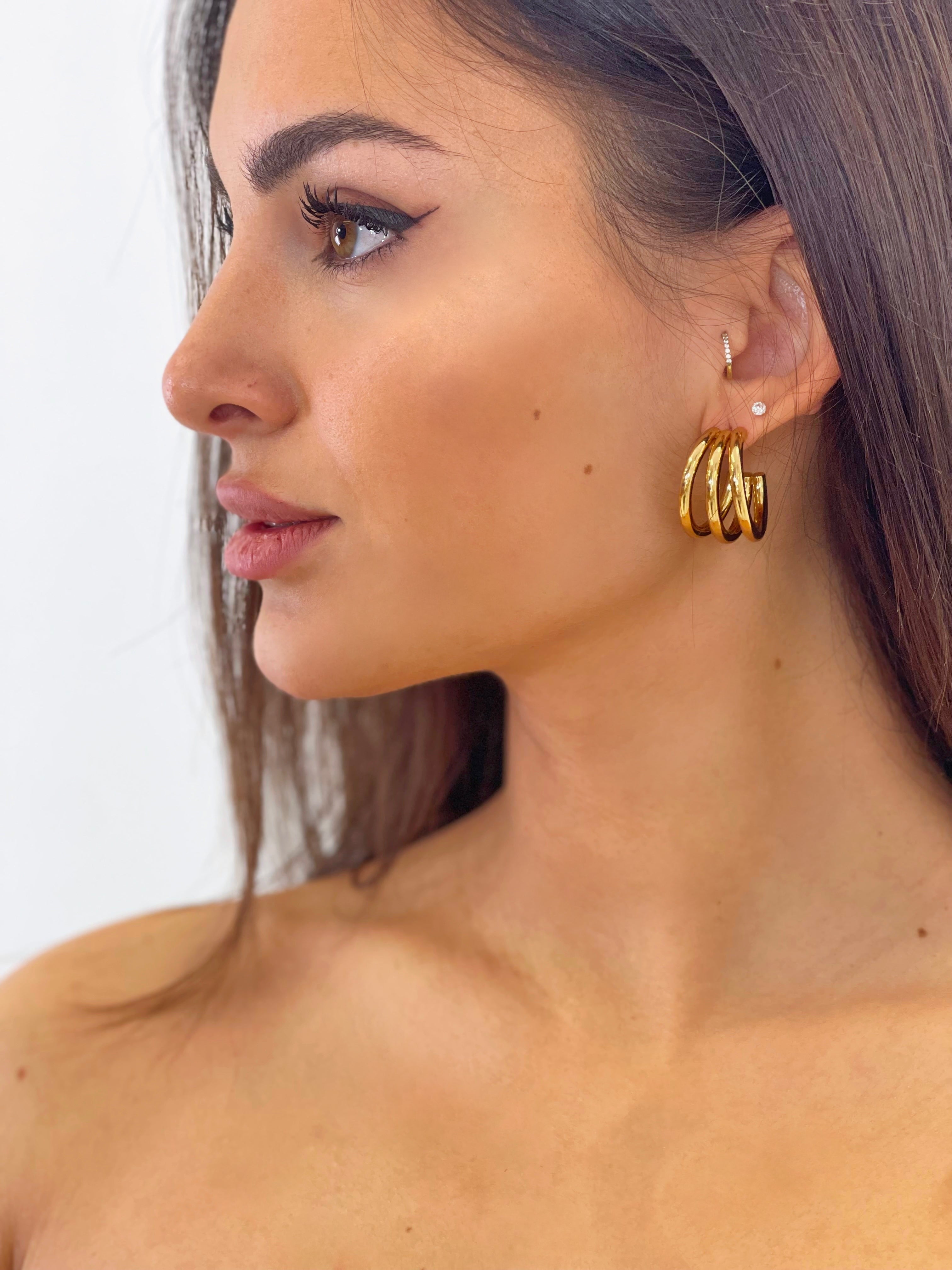 Arracades de triple cercle