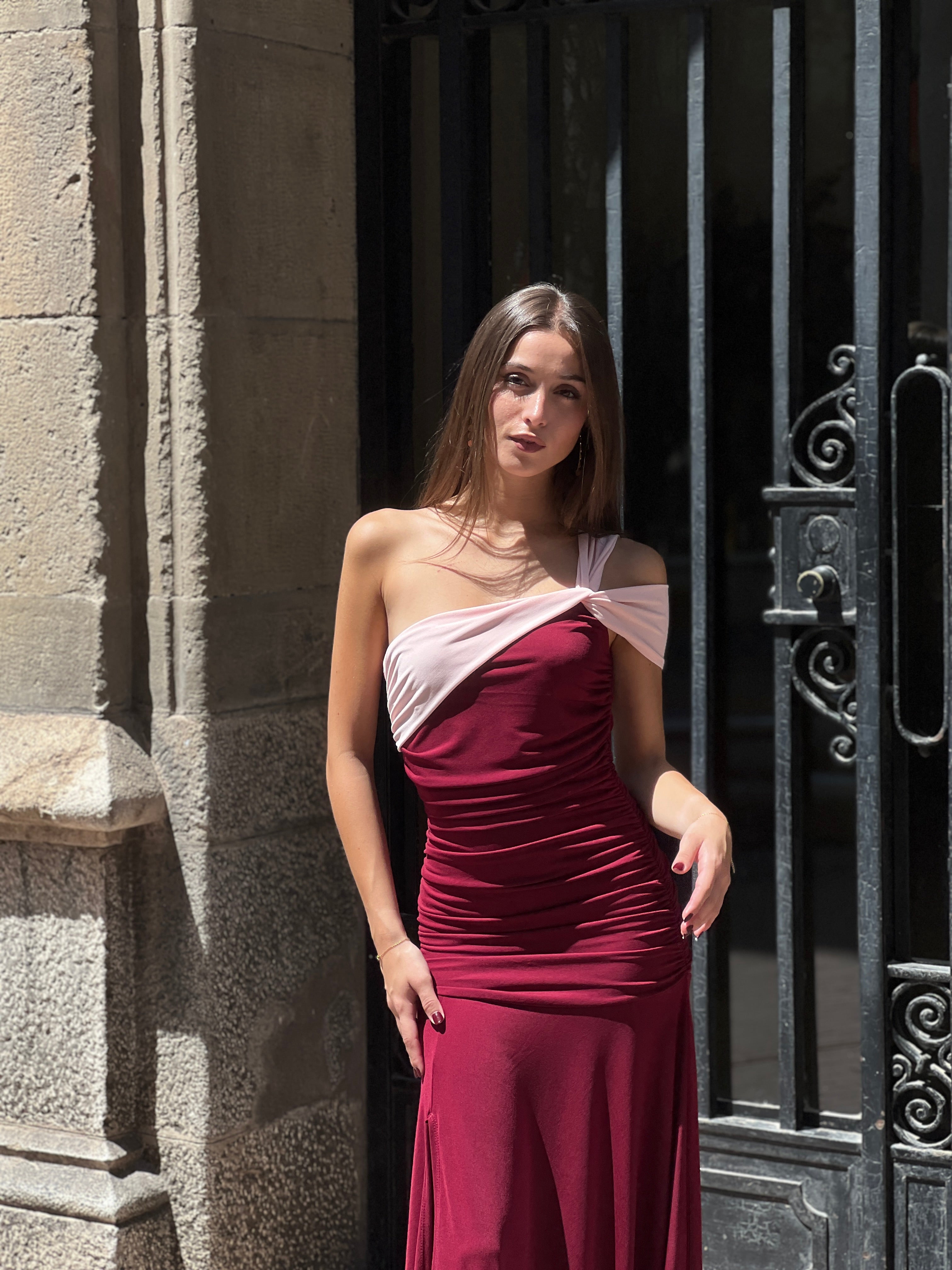 Vestido bilcolor Bianca