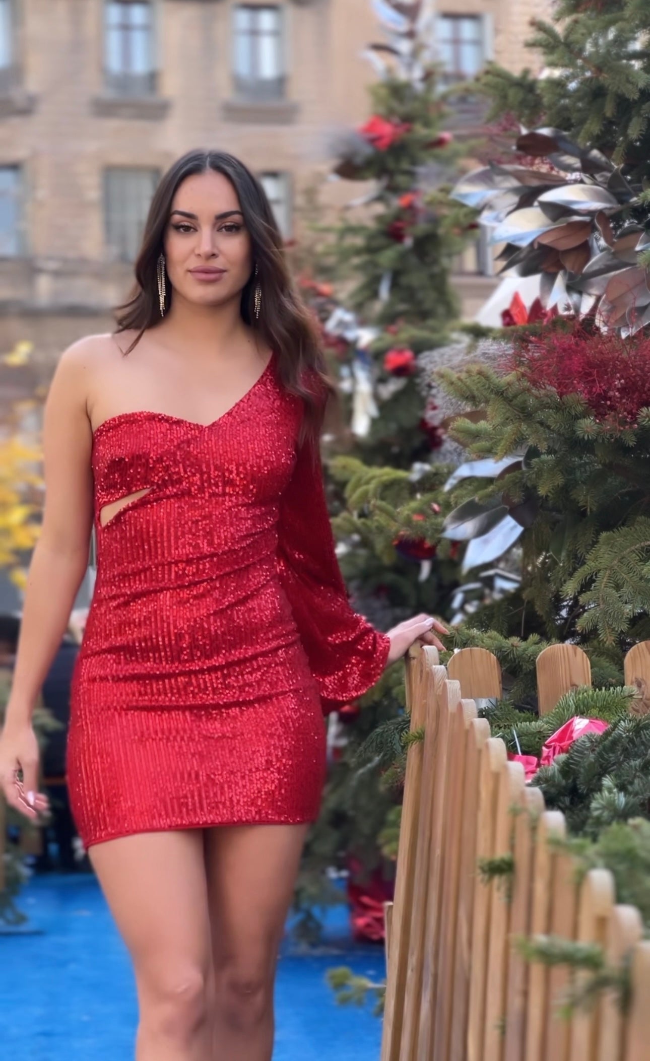 Vestido lentejuelas asimétrico Karen - Zebra&Maduixa®