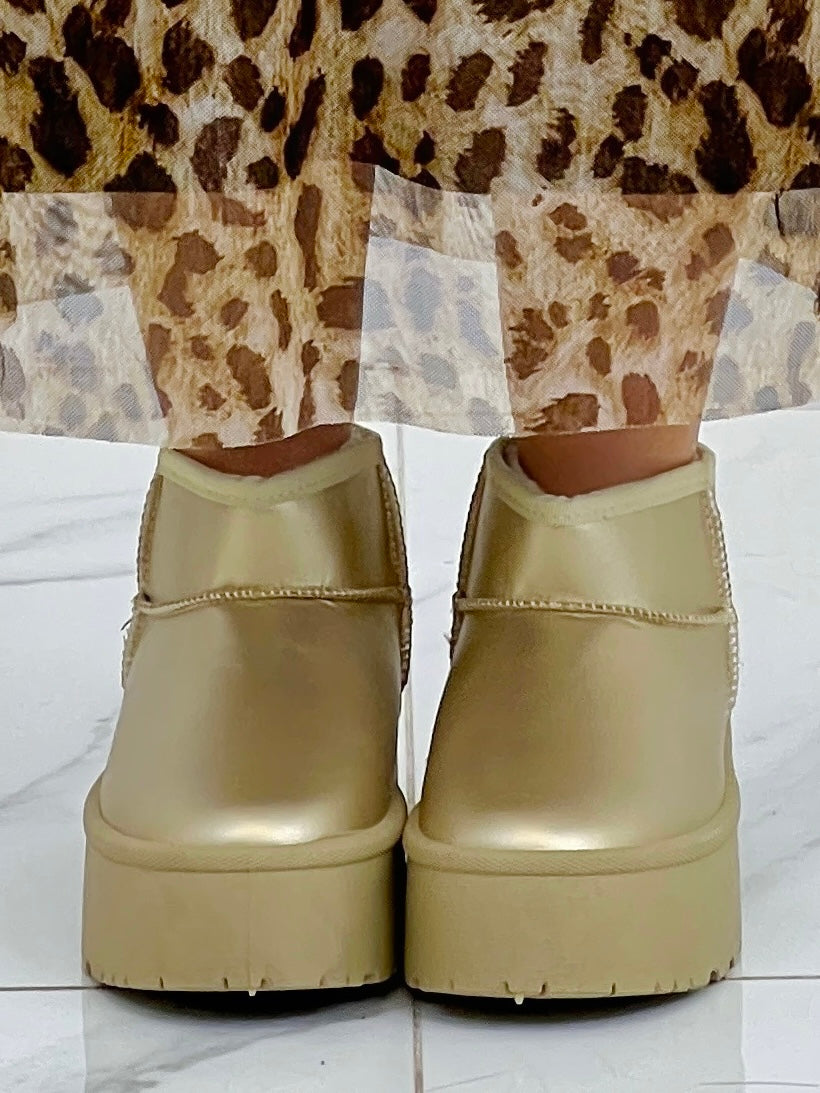 Botines plataforma forro pelo