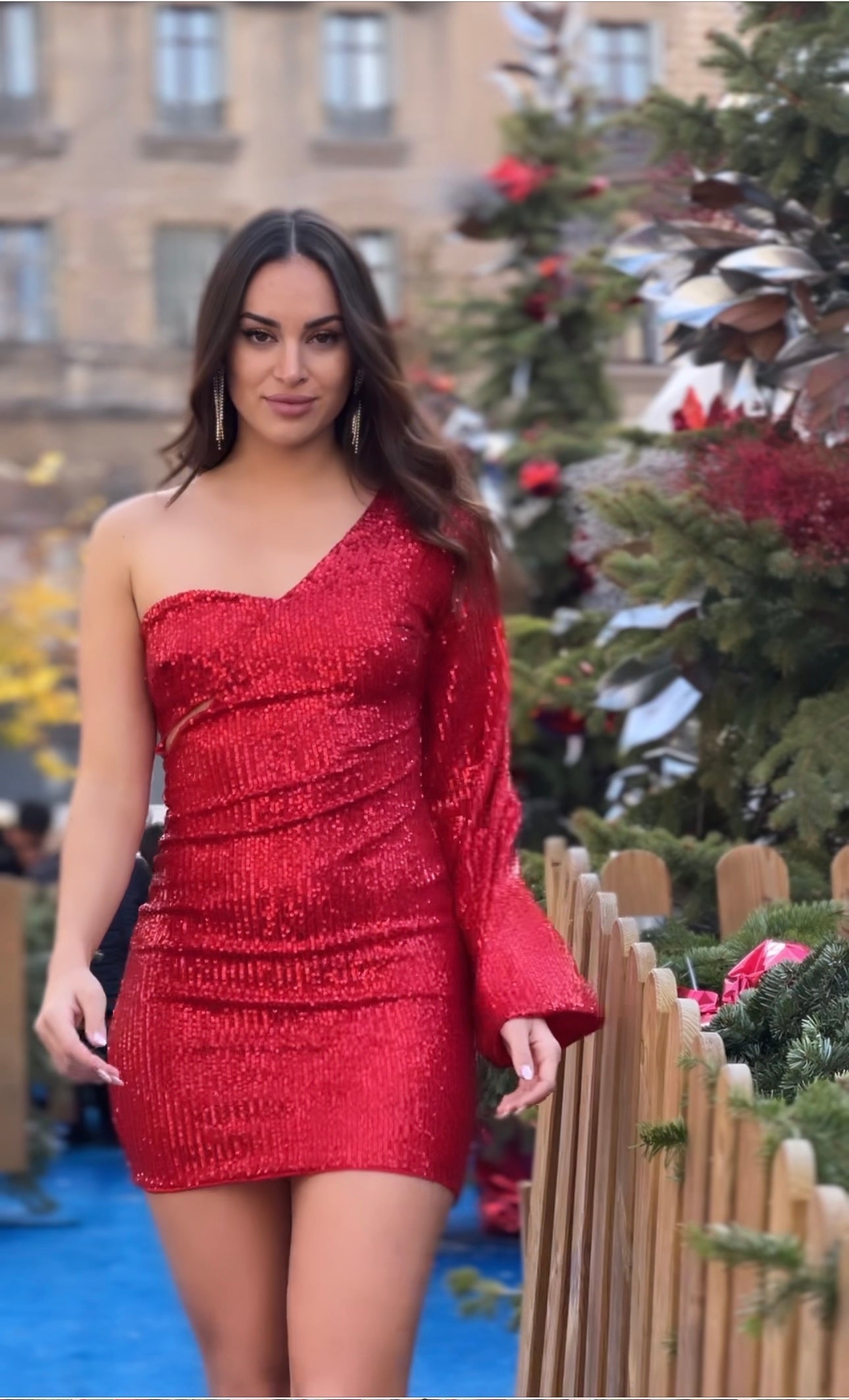 Vestido lentejuelas asimétrico Karen - Zebra&Maduixa®