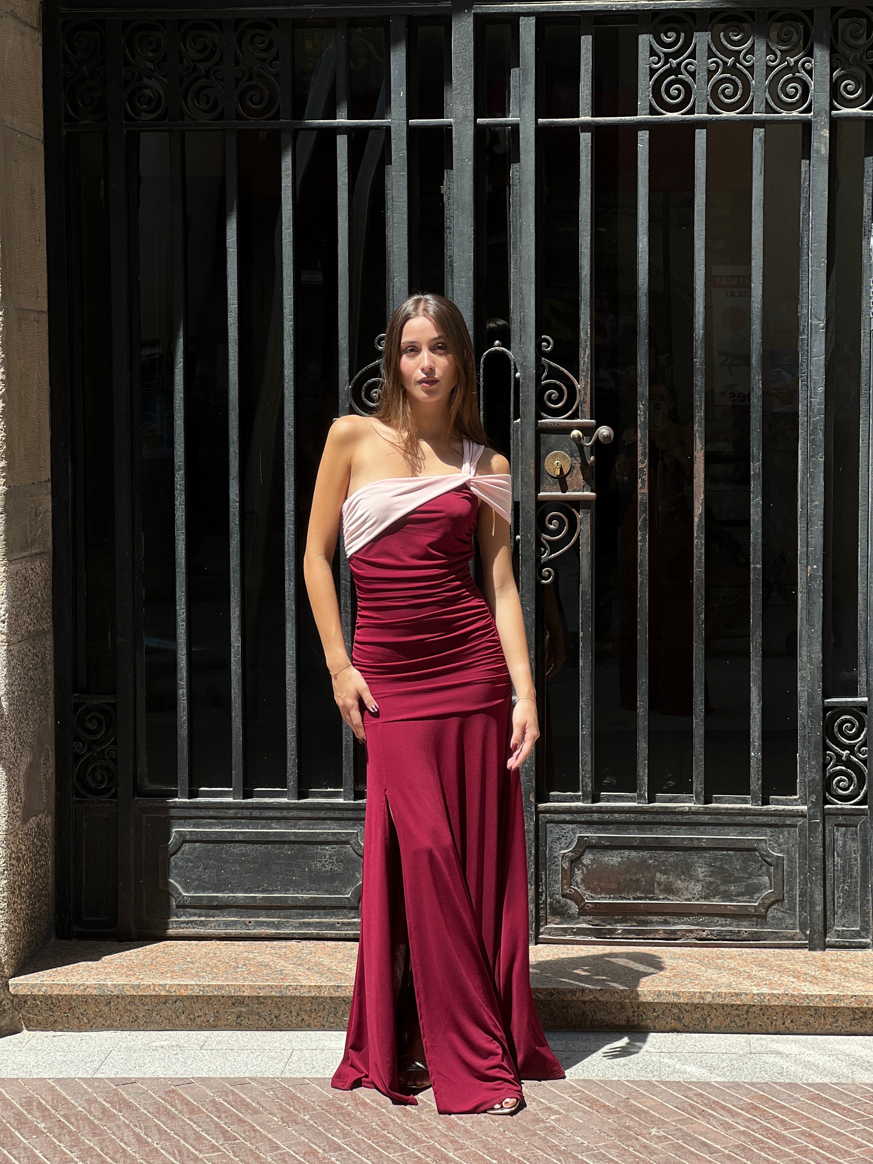 Vestido bilcolor Bianca