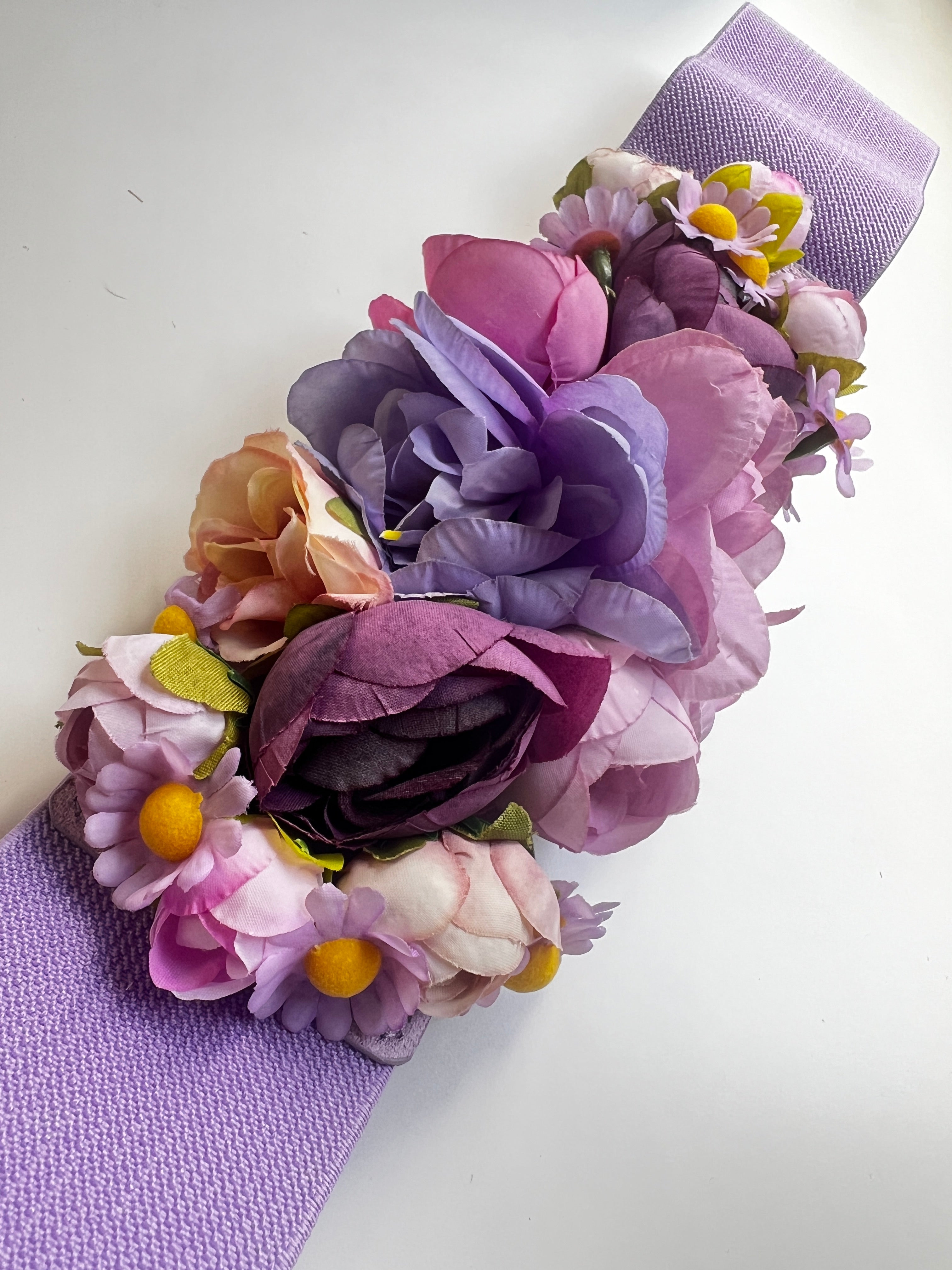 Cinturón floral goma - Zebra&Maduixa®