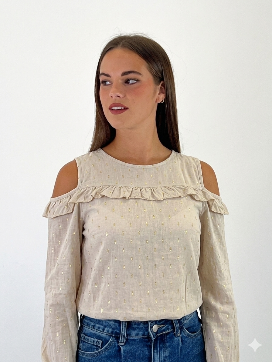 Blusa hombros cut out - Zebra&Maduixa®