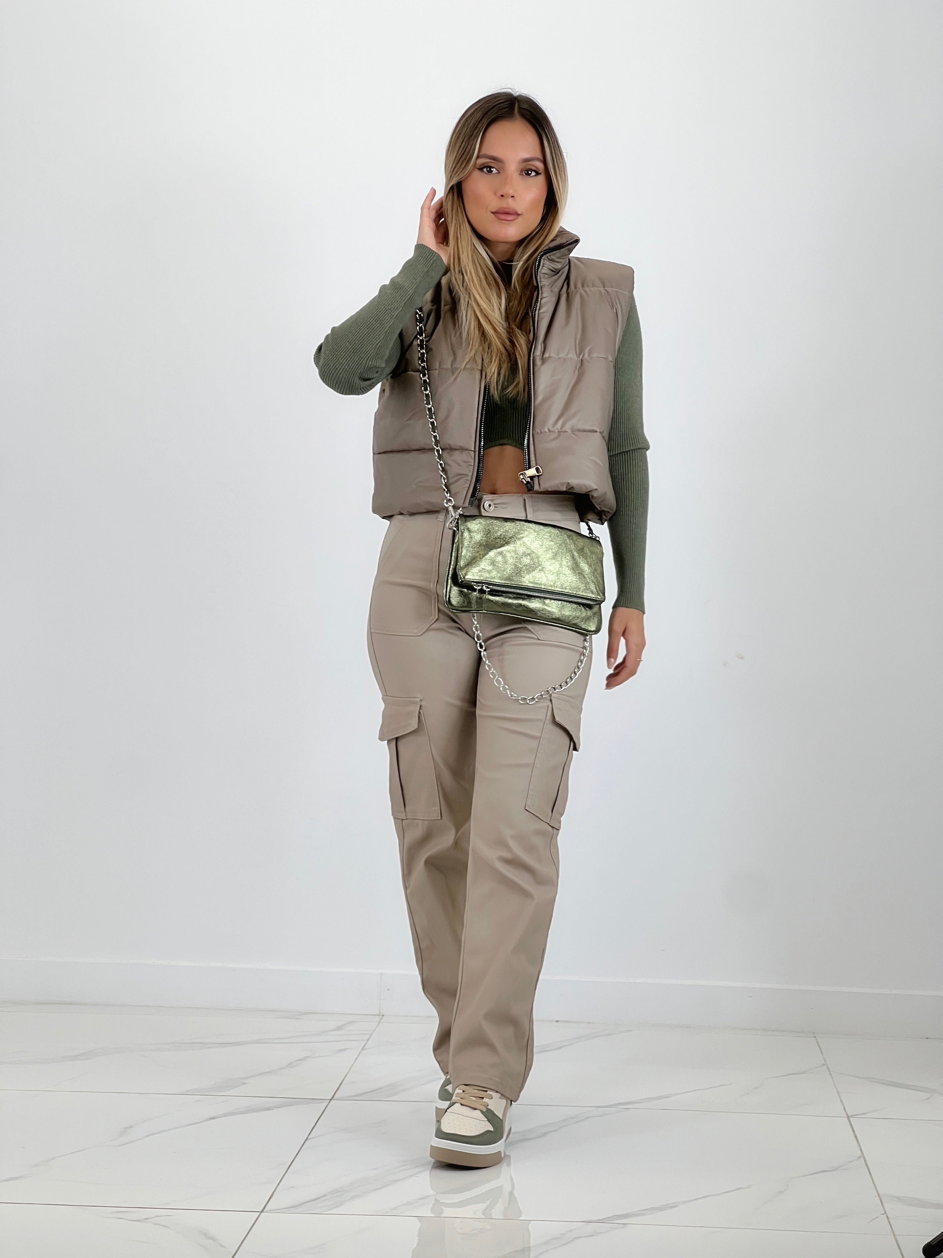 Bolso metalizado cadenas - Zebra&Maduixa®