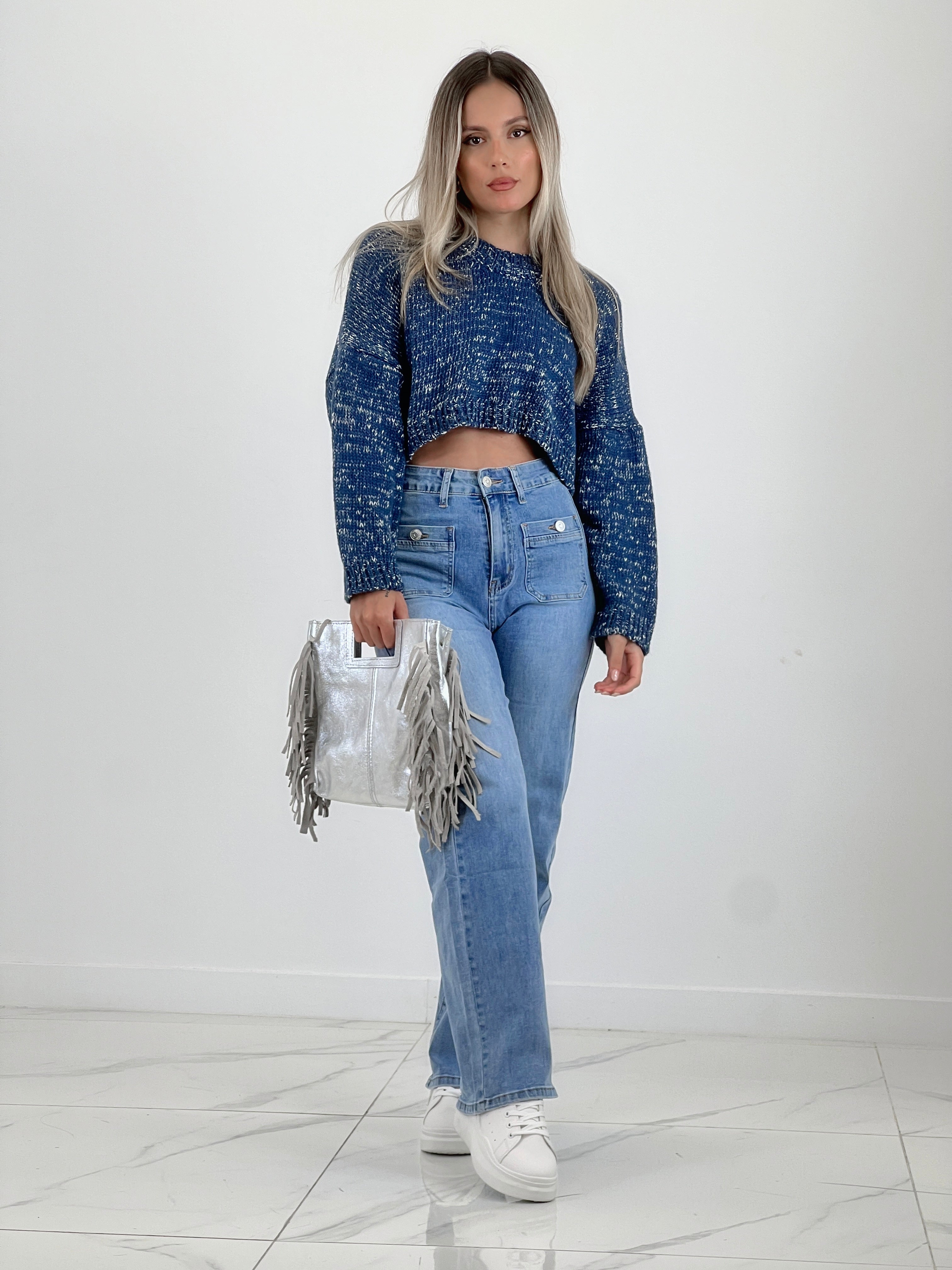 Bolso piel flecos - Zebra&Maduixa®