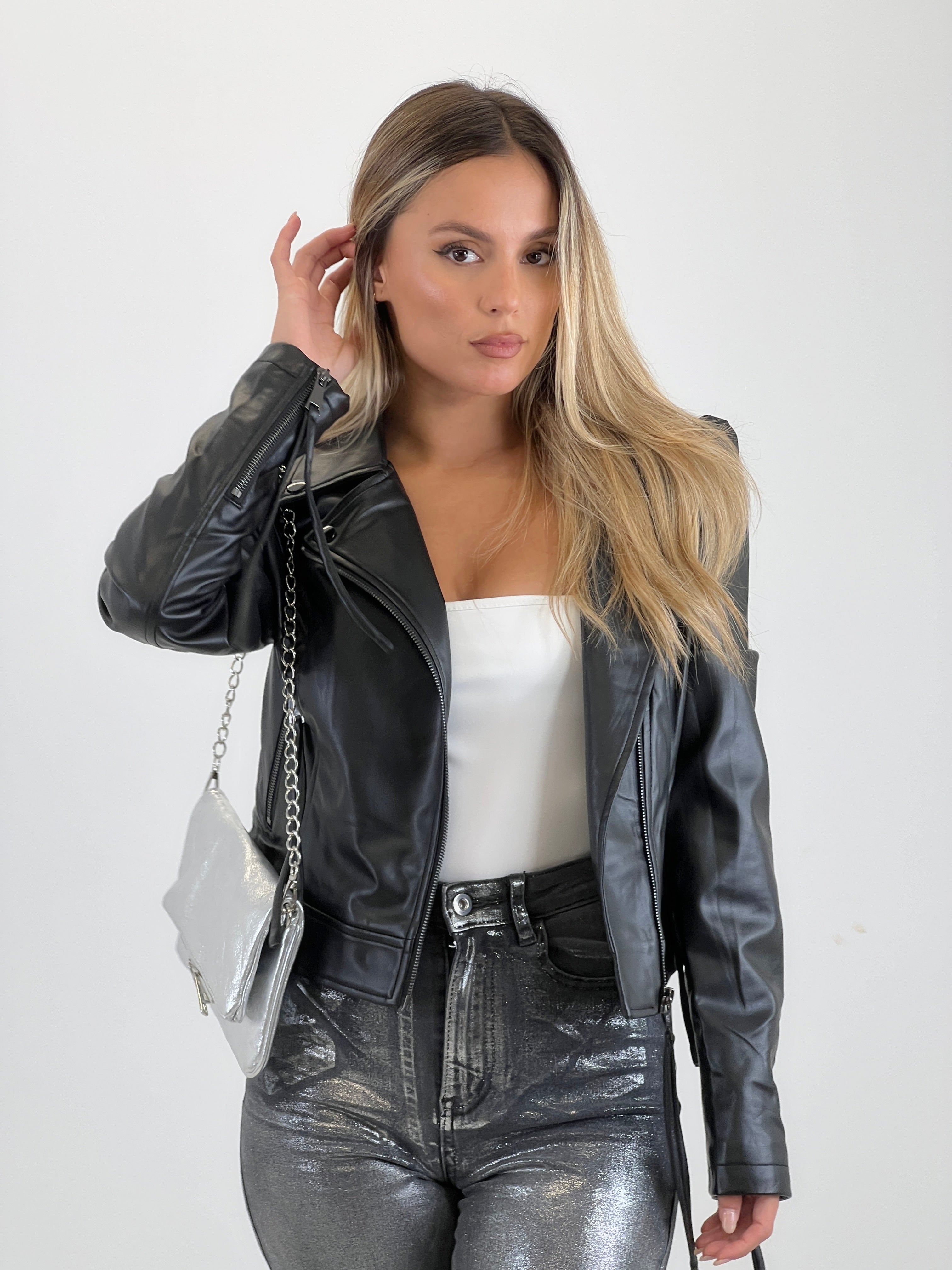 Bolso metalizado cadenas - Zebra&Maduixa®