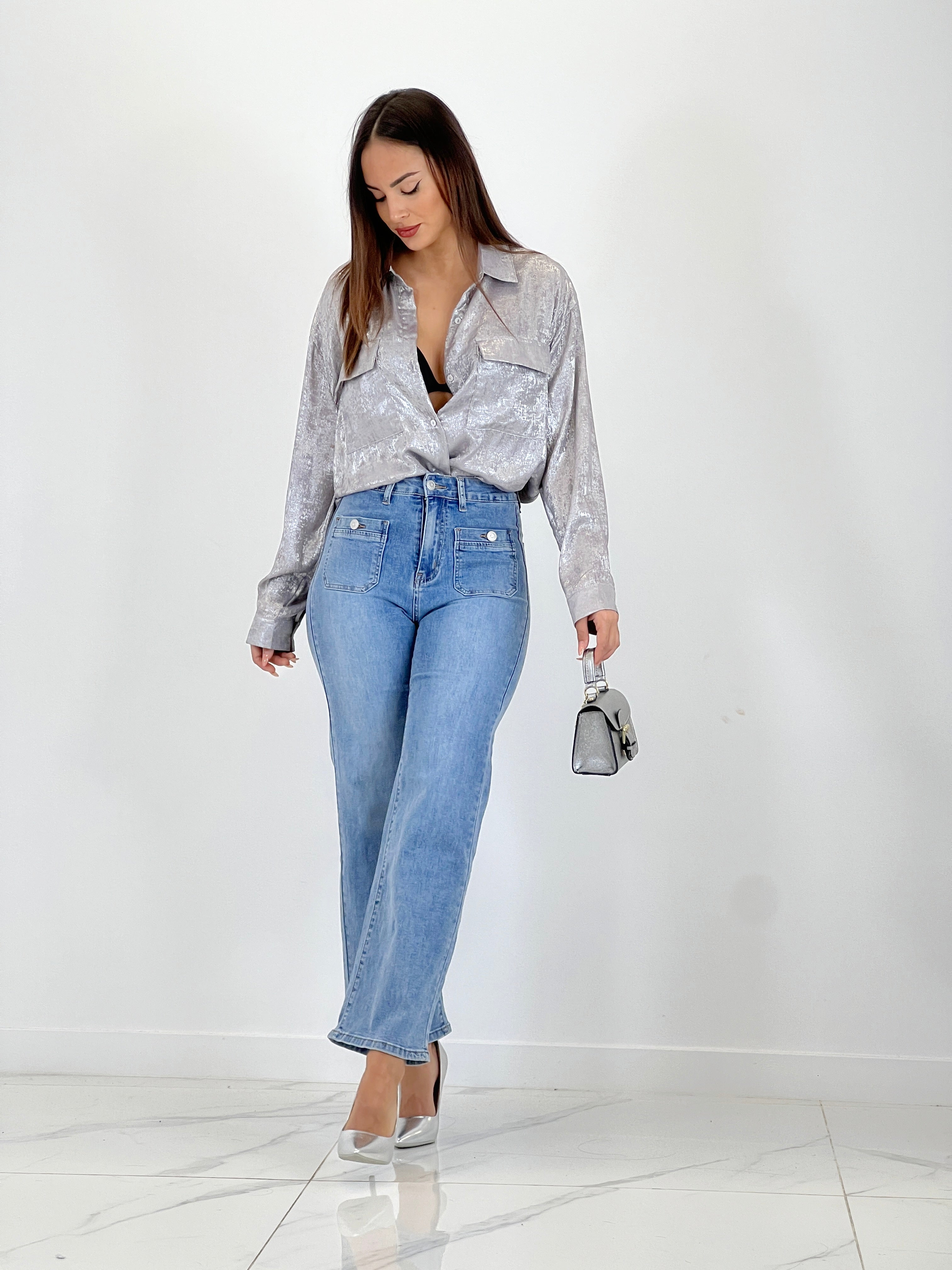 Zapato tacón stiletto metalizado - Zebra&Maduixa®