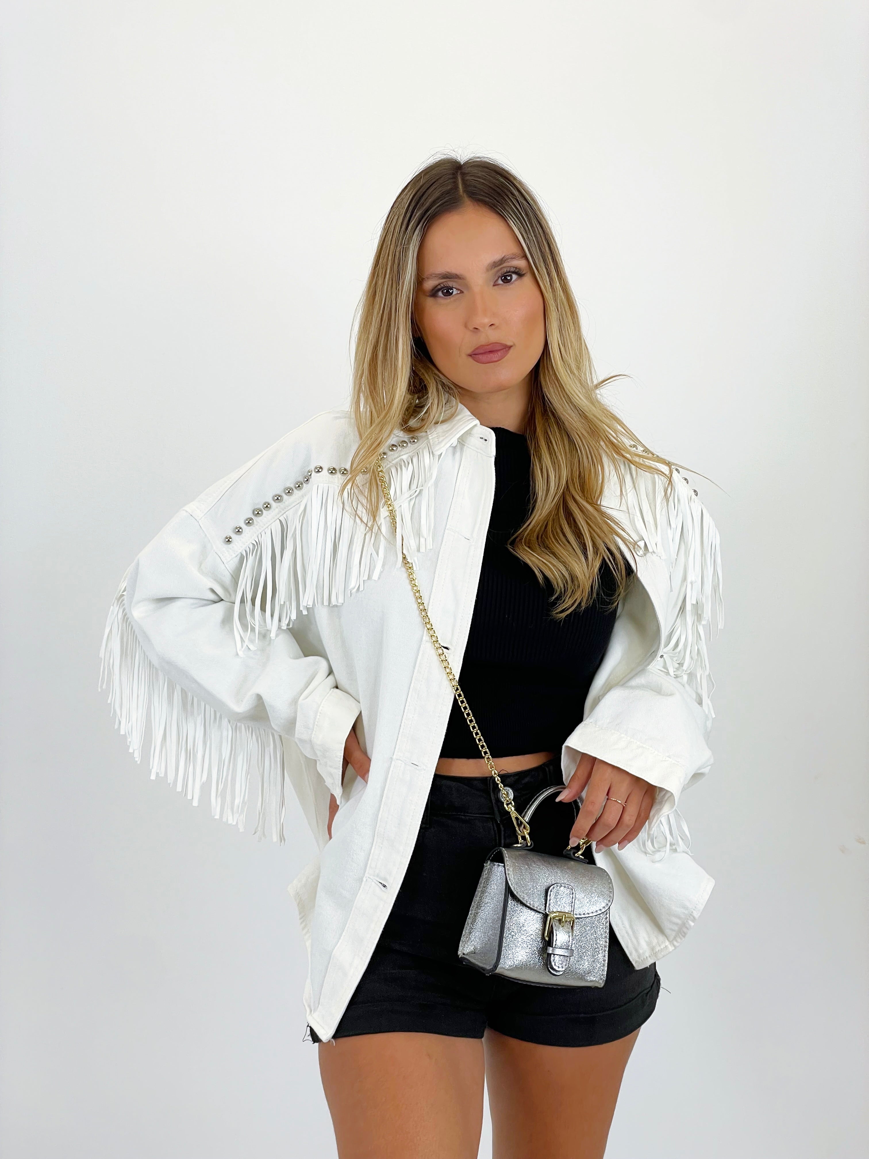 Sobrecamisa denim tachuelas - Zebra&Maduixa®