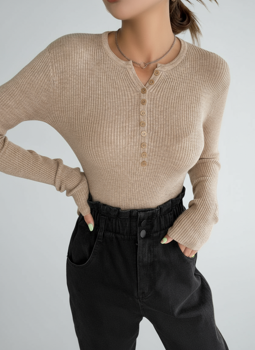 Jersey botones canalé - Zebra&Maduixa®