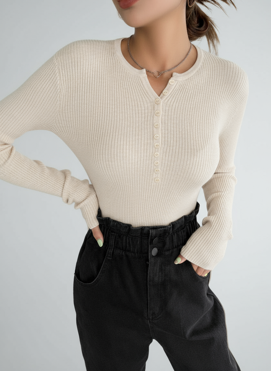 Jersey botones canalé - Zebra&Maduixa®