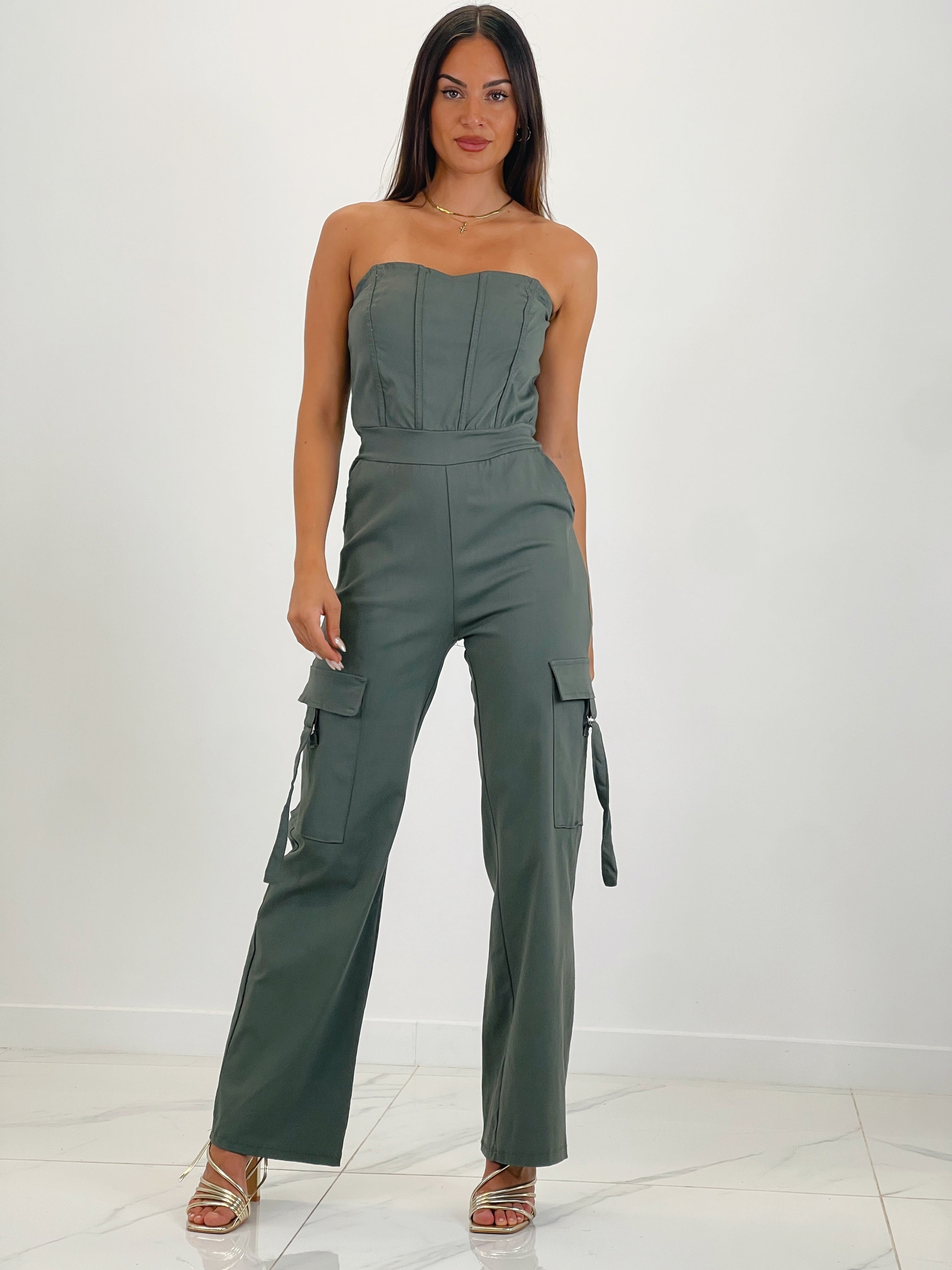 Mono corsé cargo Janis