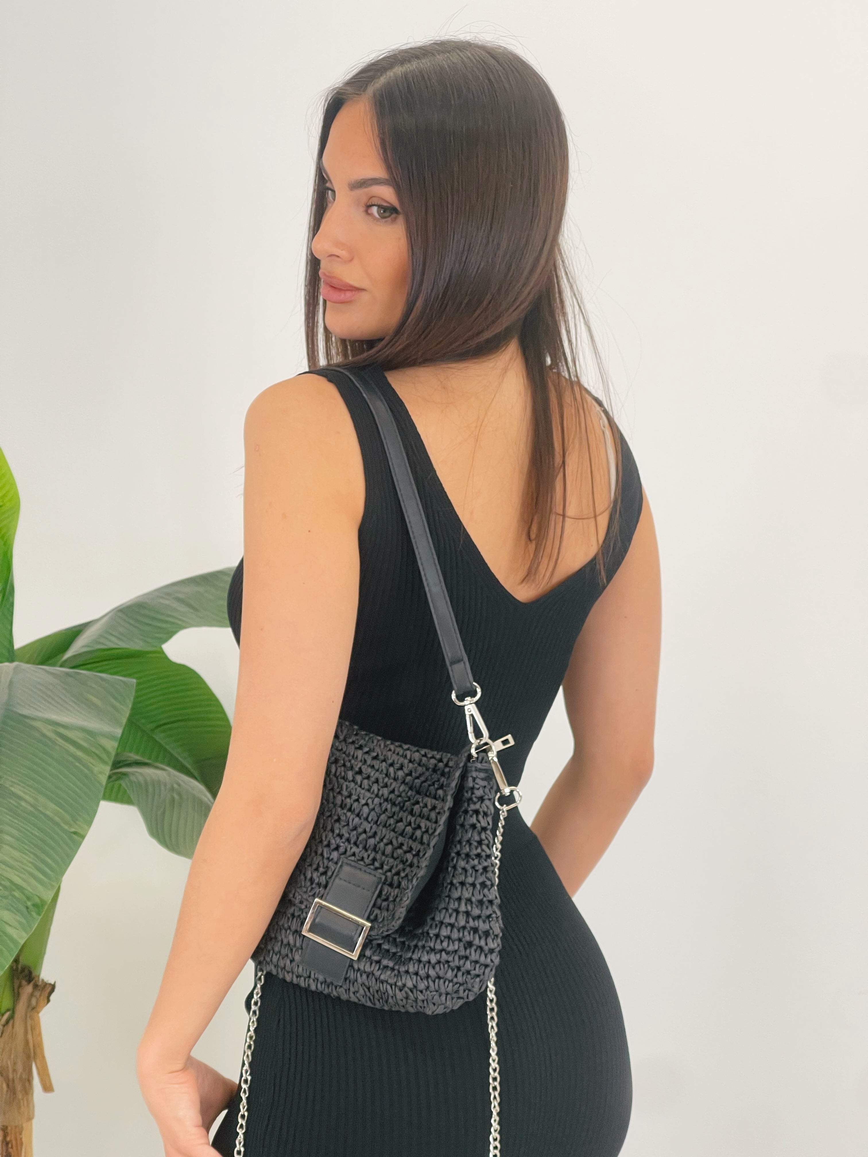 Conjunt top i faldilla de punt