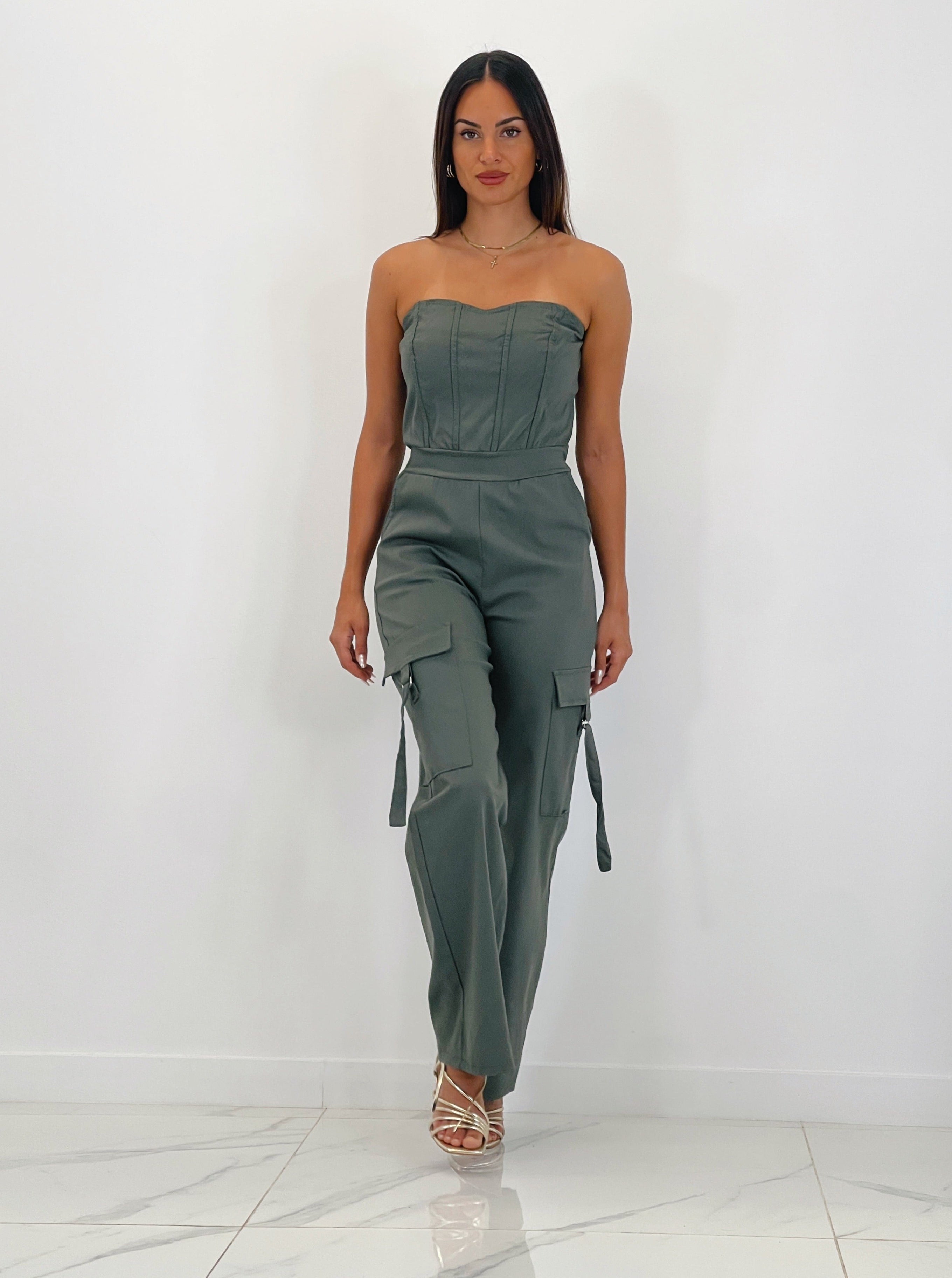 Mono corsé cargo Janis