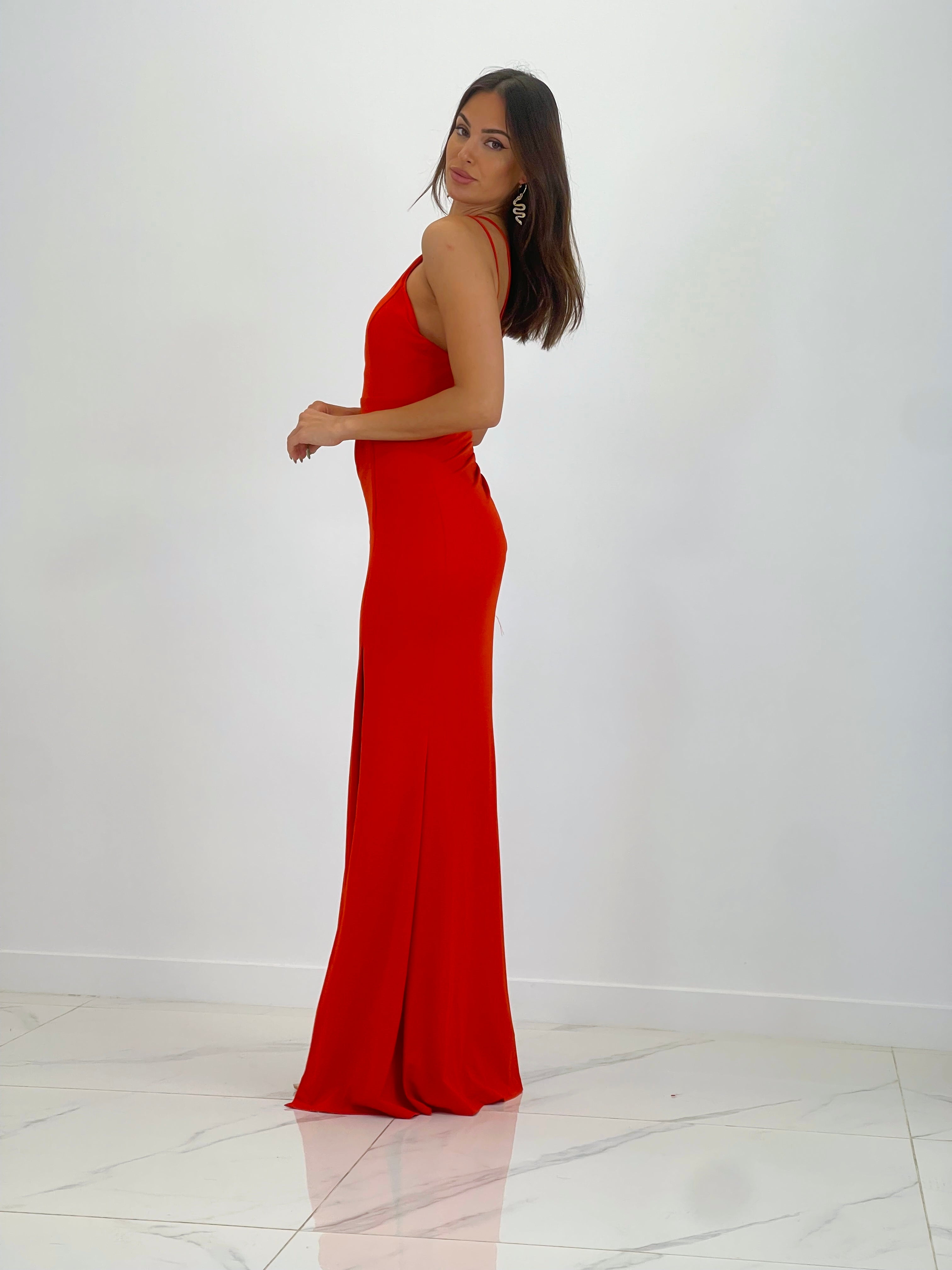 Vestido halter ceremonia Dionisia