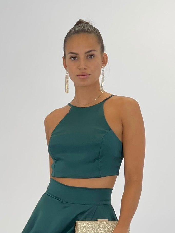 Top crop satén Silvia - Zebra&Maduixa®