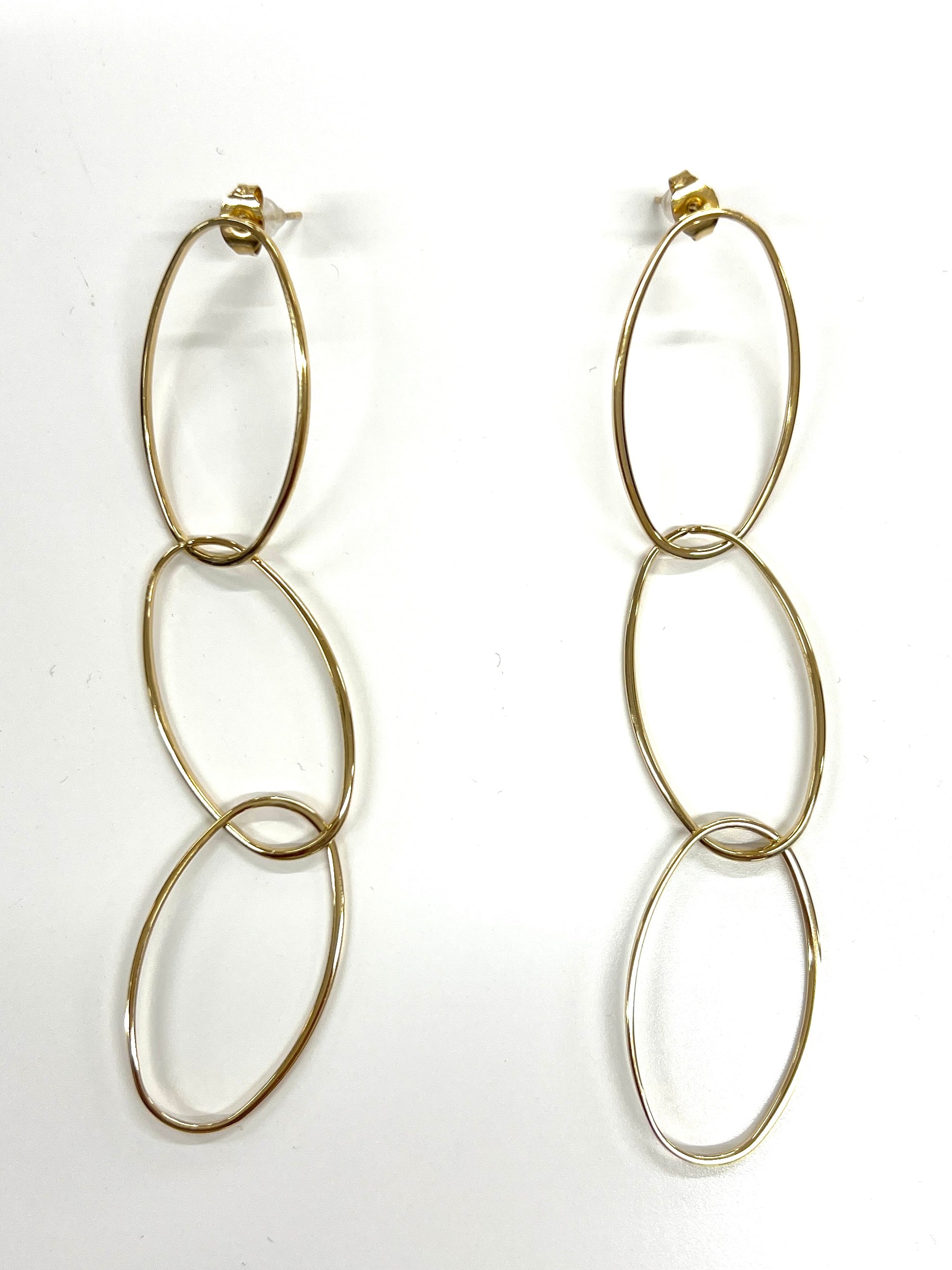 Pendientes largos ovalos - Zebra&Maduixa®