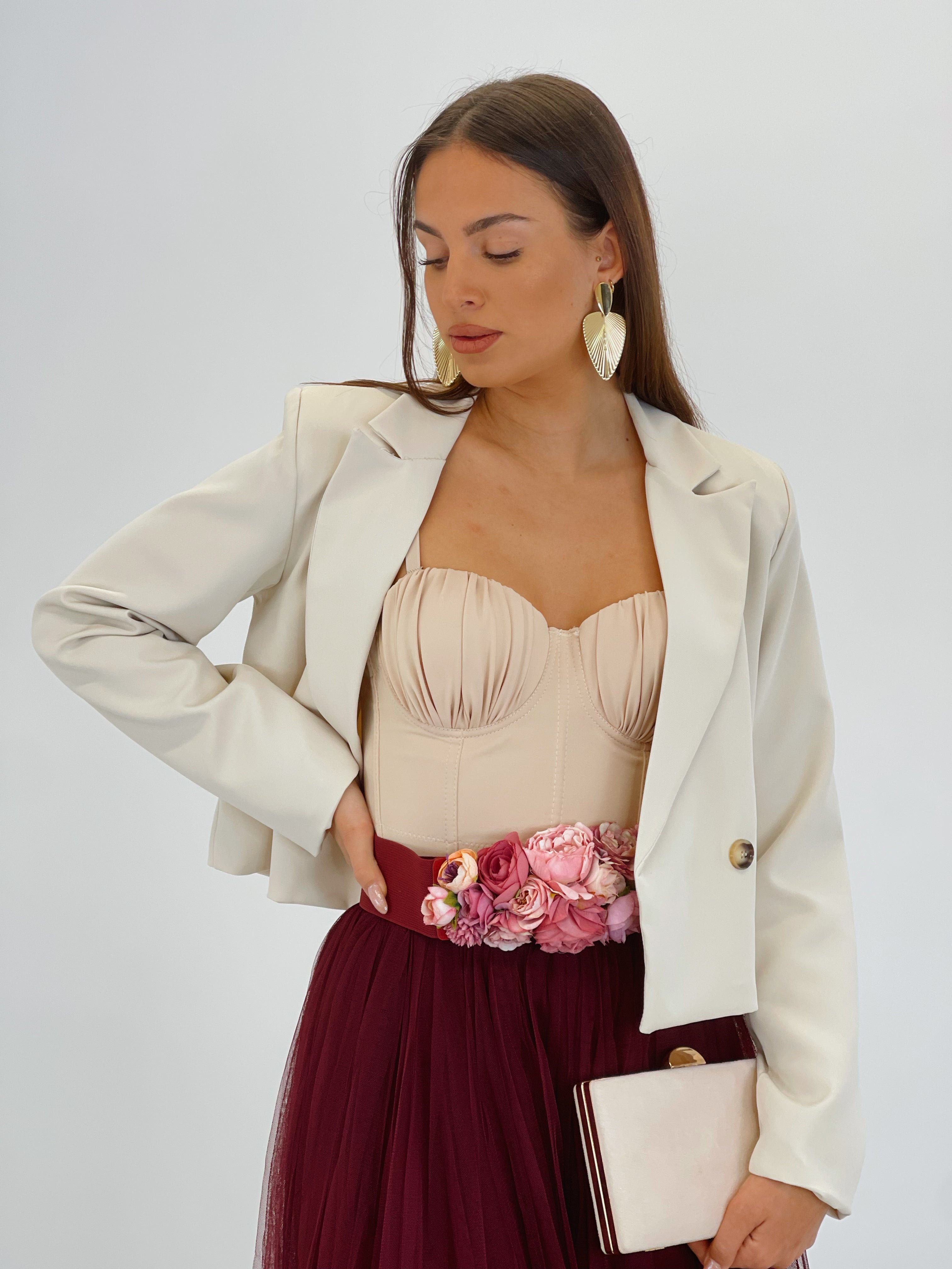 Cinturón floral goma - Zebra&Maduixa®