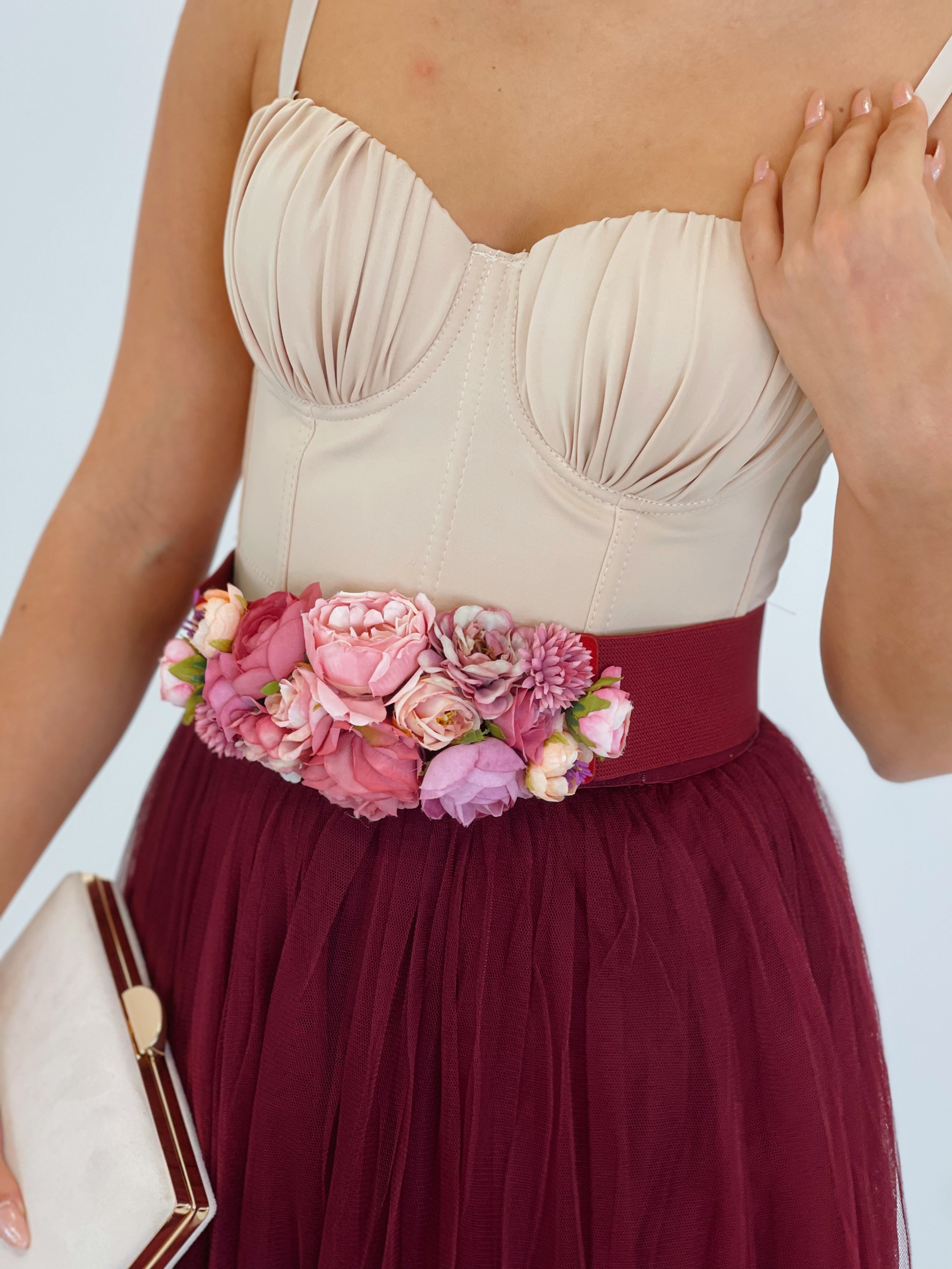 Cinturón floral goma - Zebra&Maduixa®