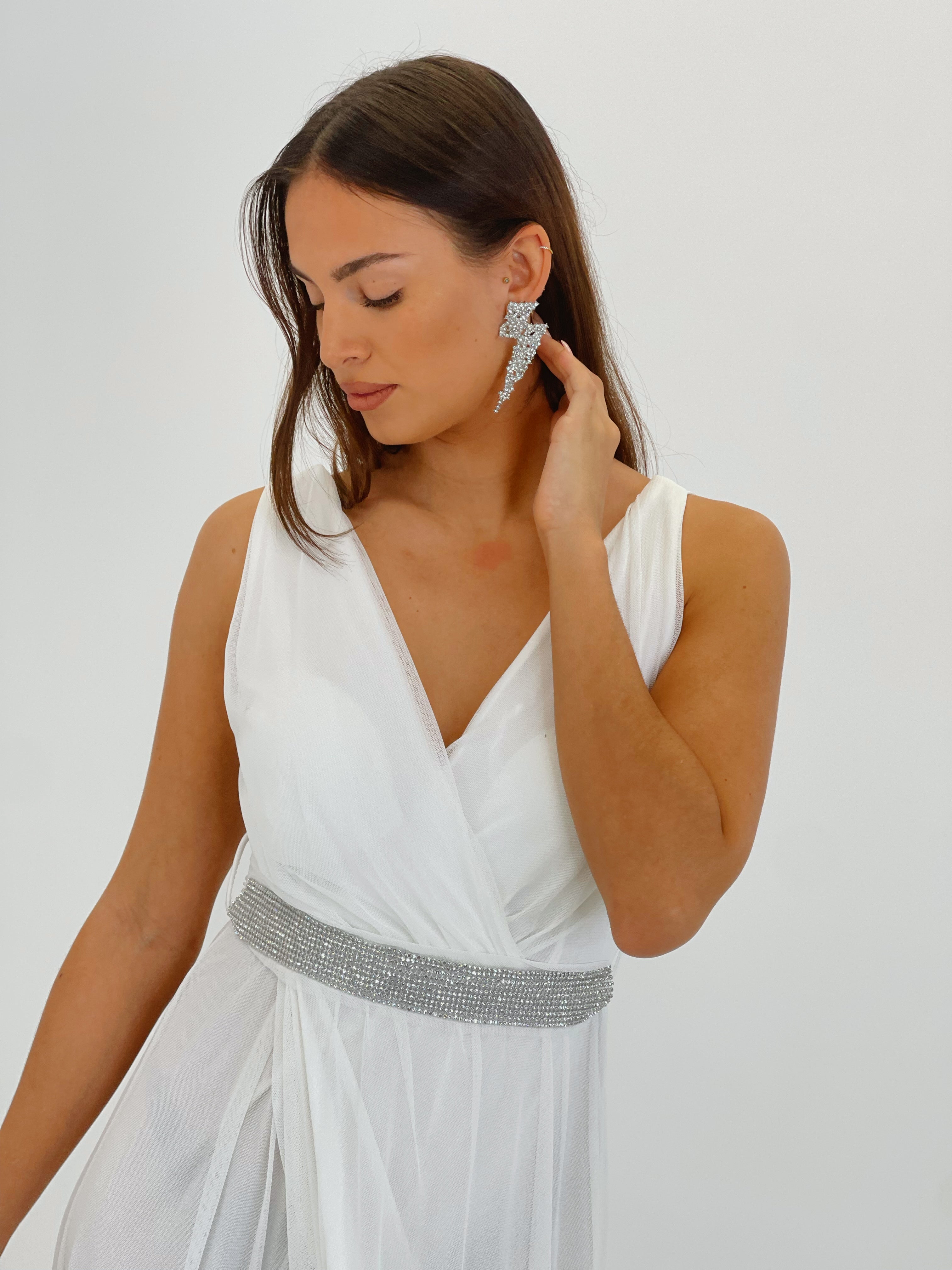 Arracades de raig amb pedreria