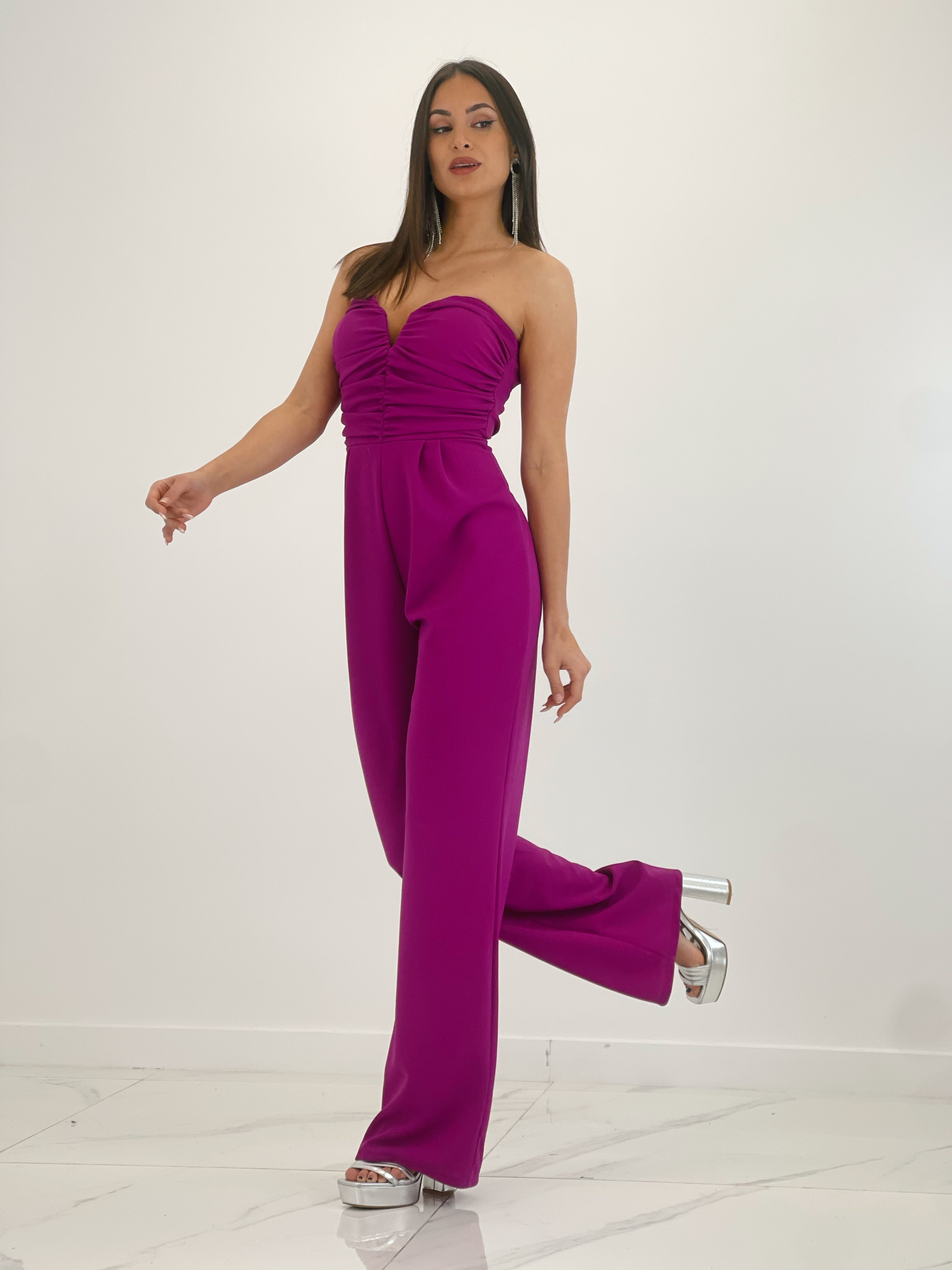 Strapless jumpsuit
