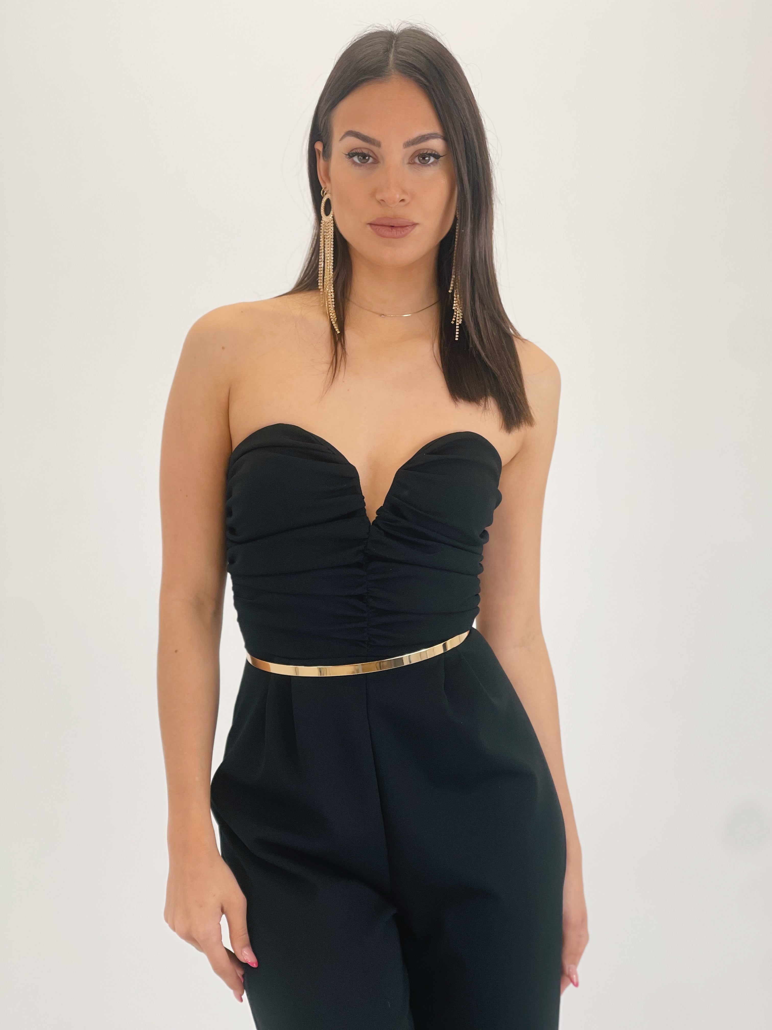 Strapless jumpsuit