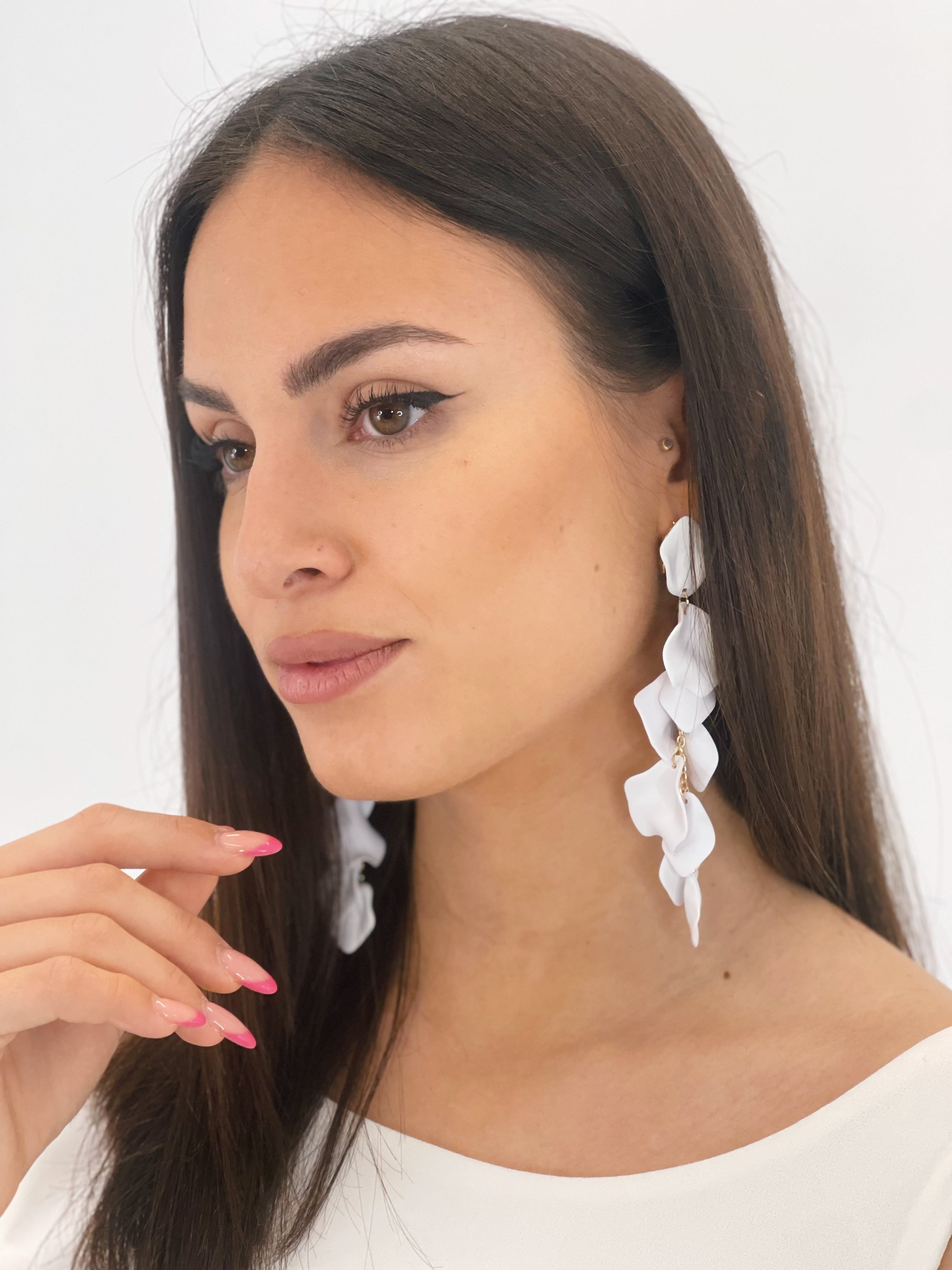 Pendientes pétalos cascada - Zebra&Maduixa®