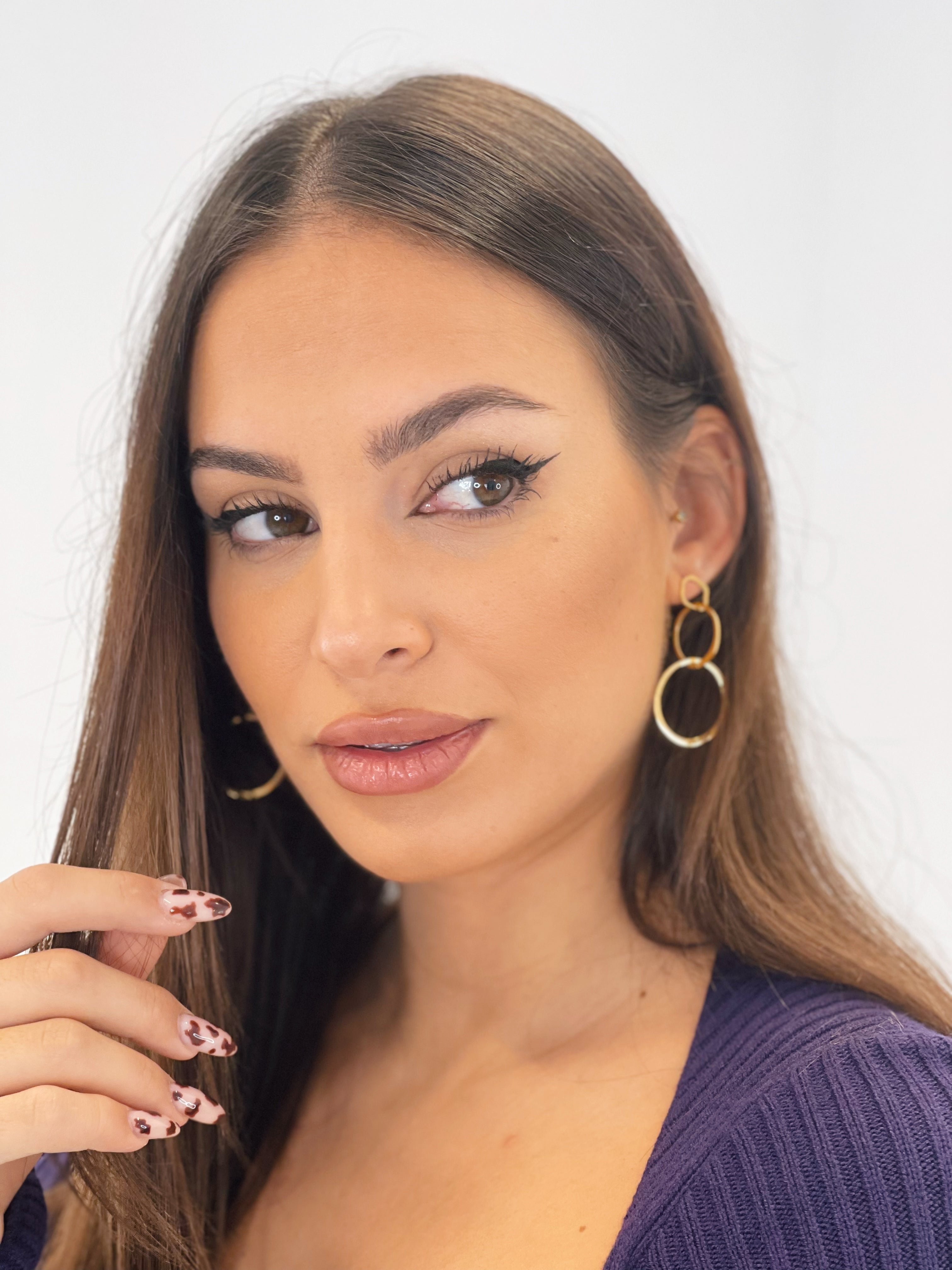 Arracades d'aro rodó