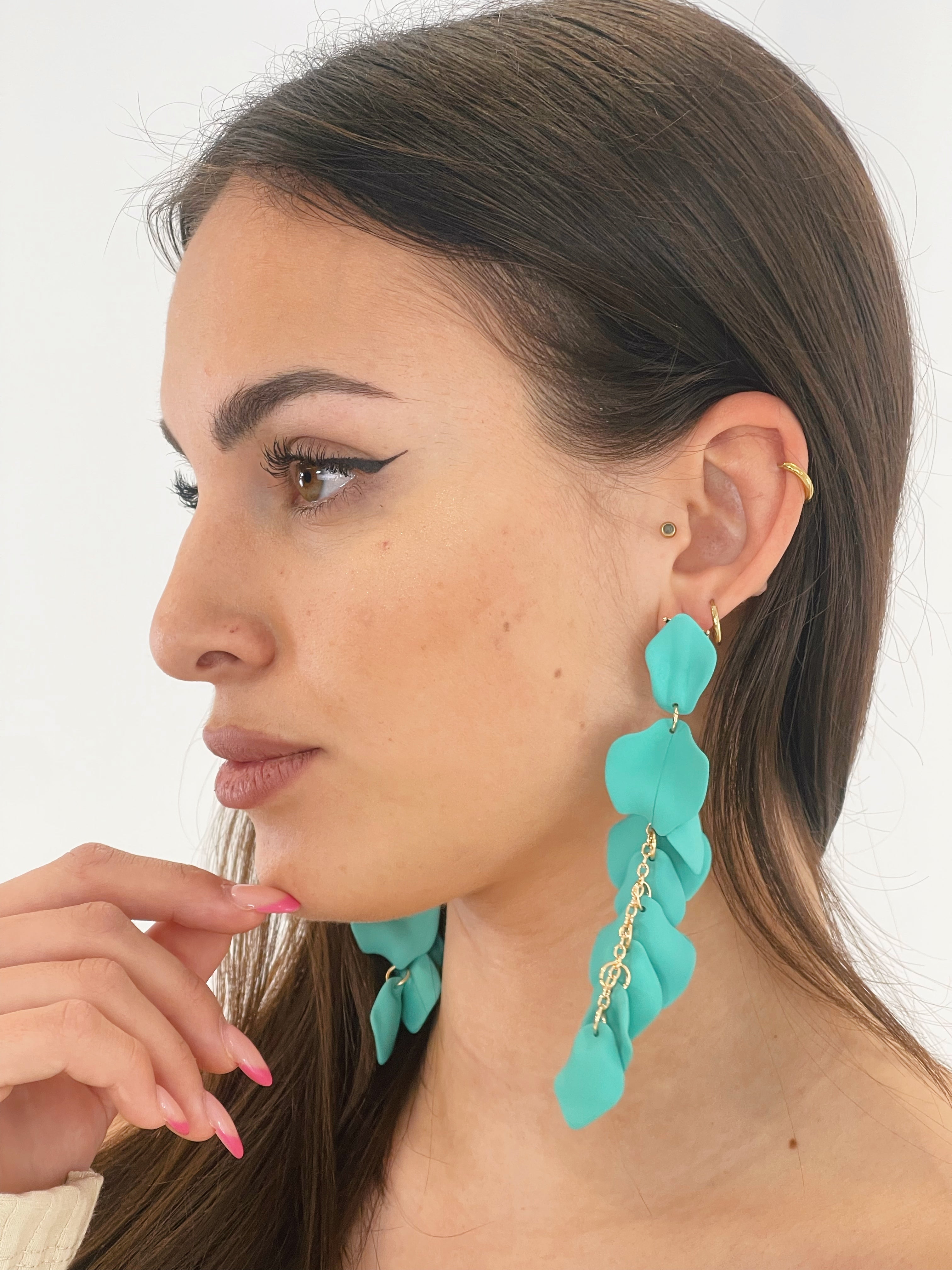 Pendientes pétalos cascada - Zebra&Maduixa®