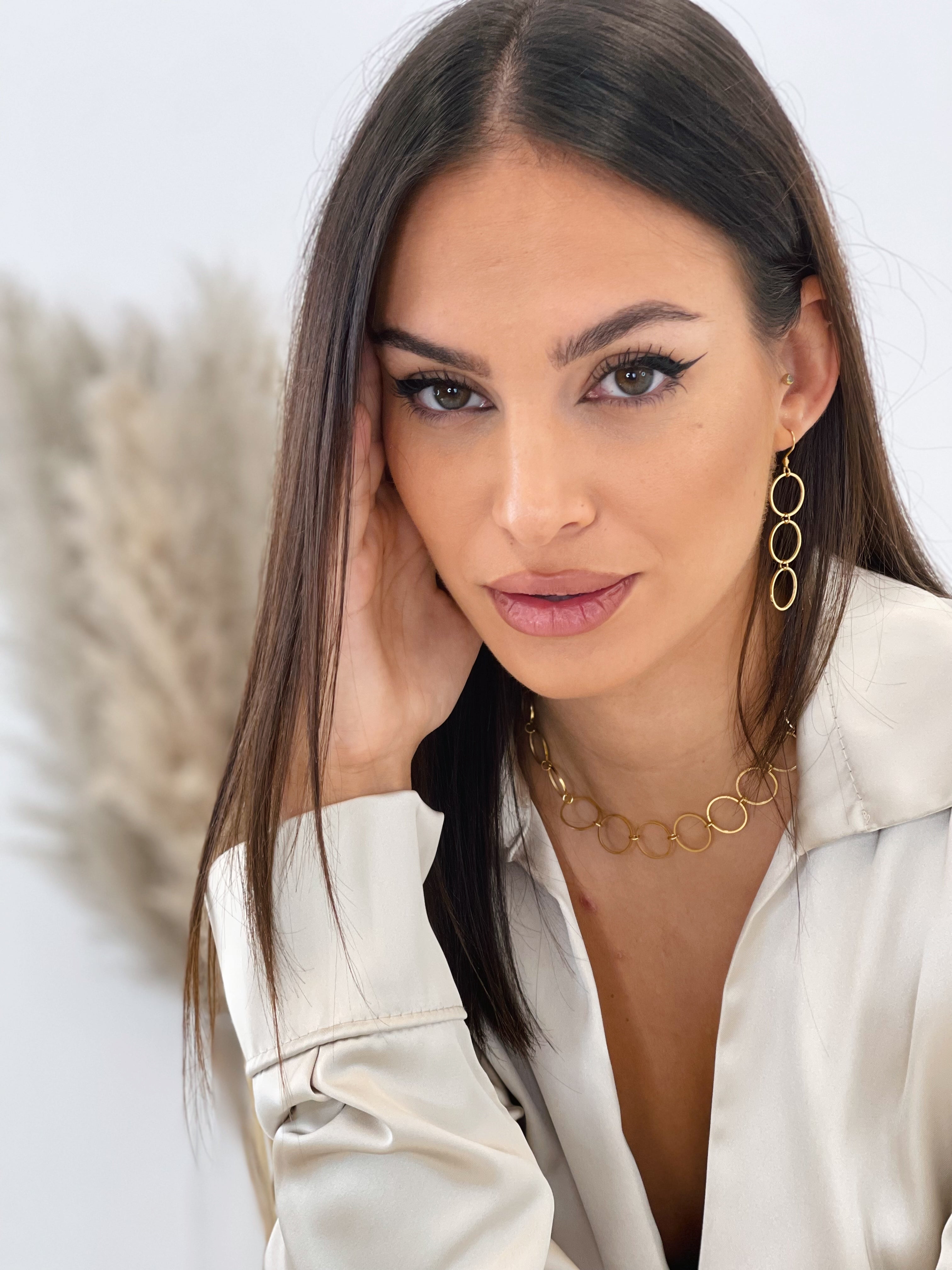 Arracades d'aro rodó