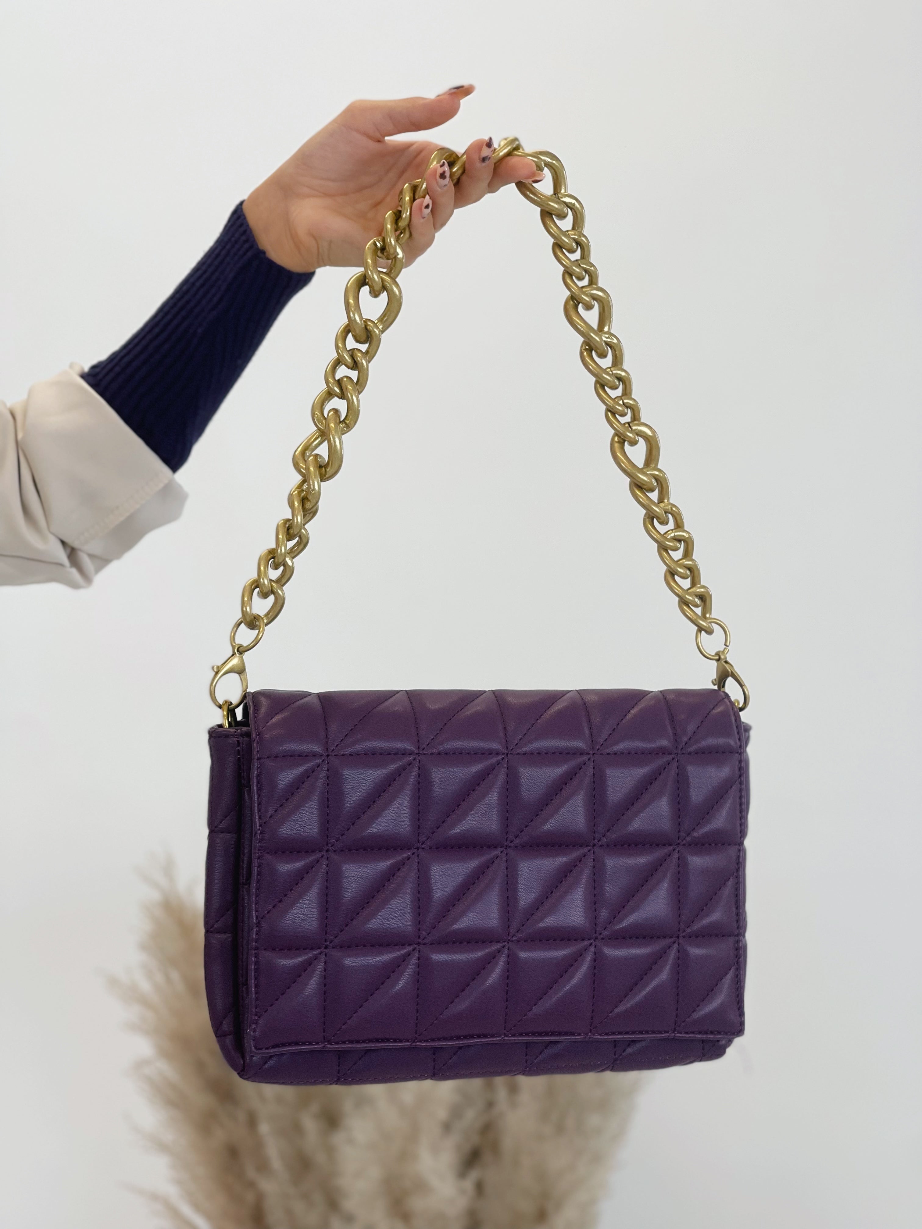 Bolso acolchado cadena gruesa - Zebra&Maduixa®