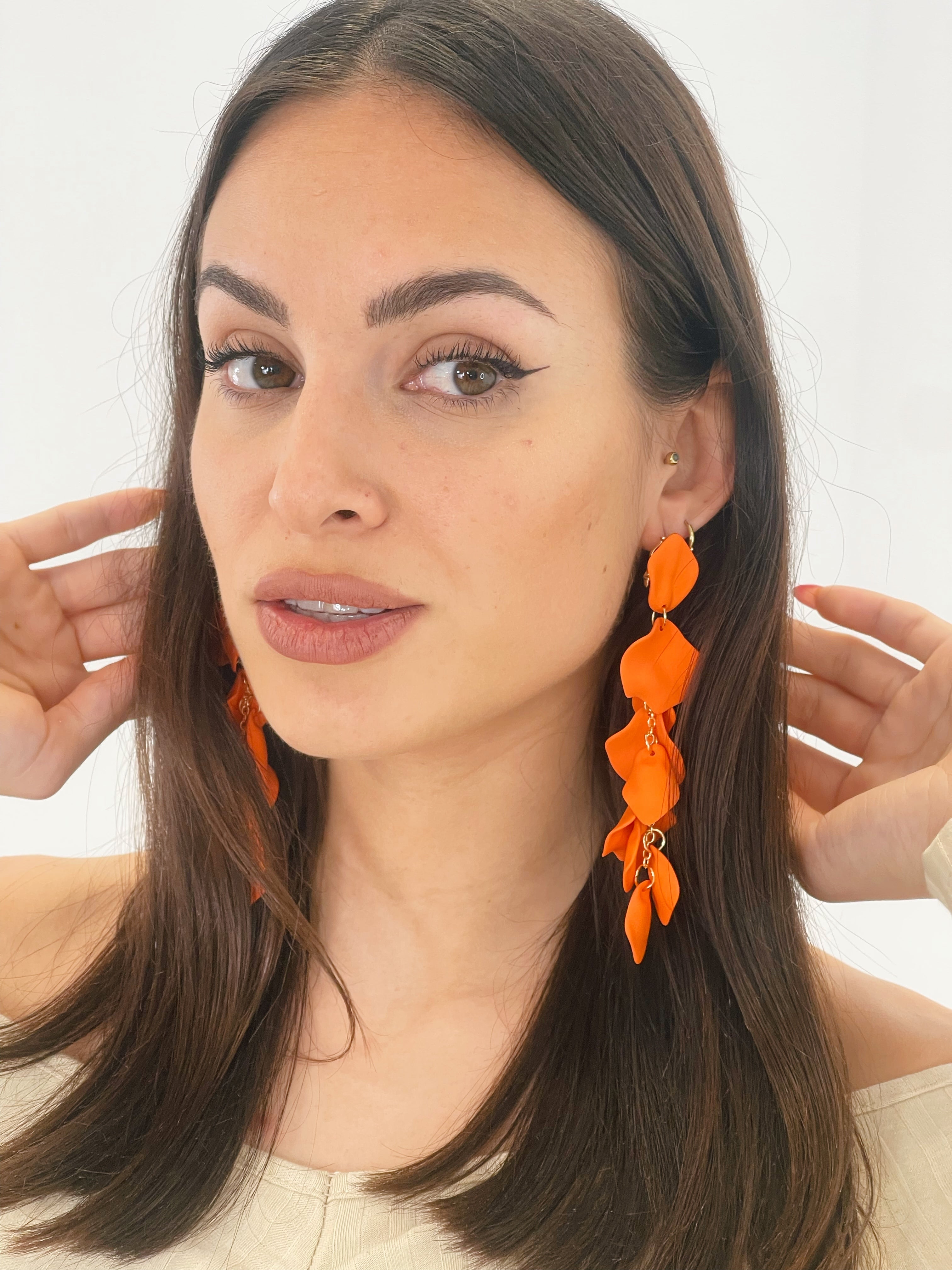 Pendientes pétalos cascada - Zebra&Maduixa®