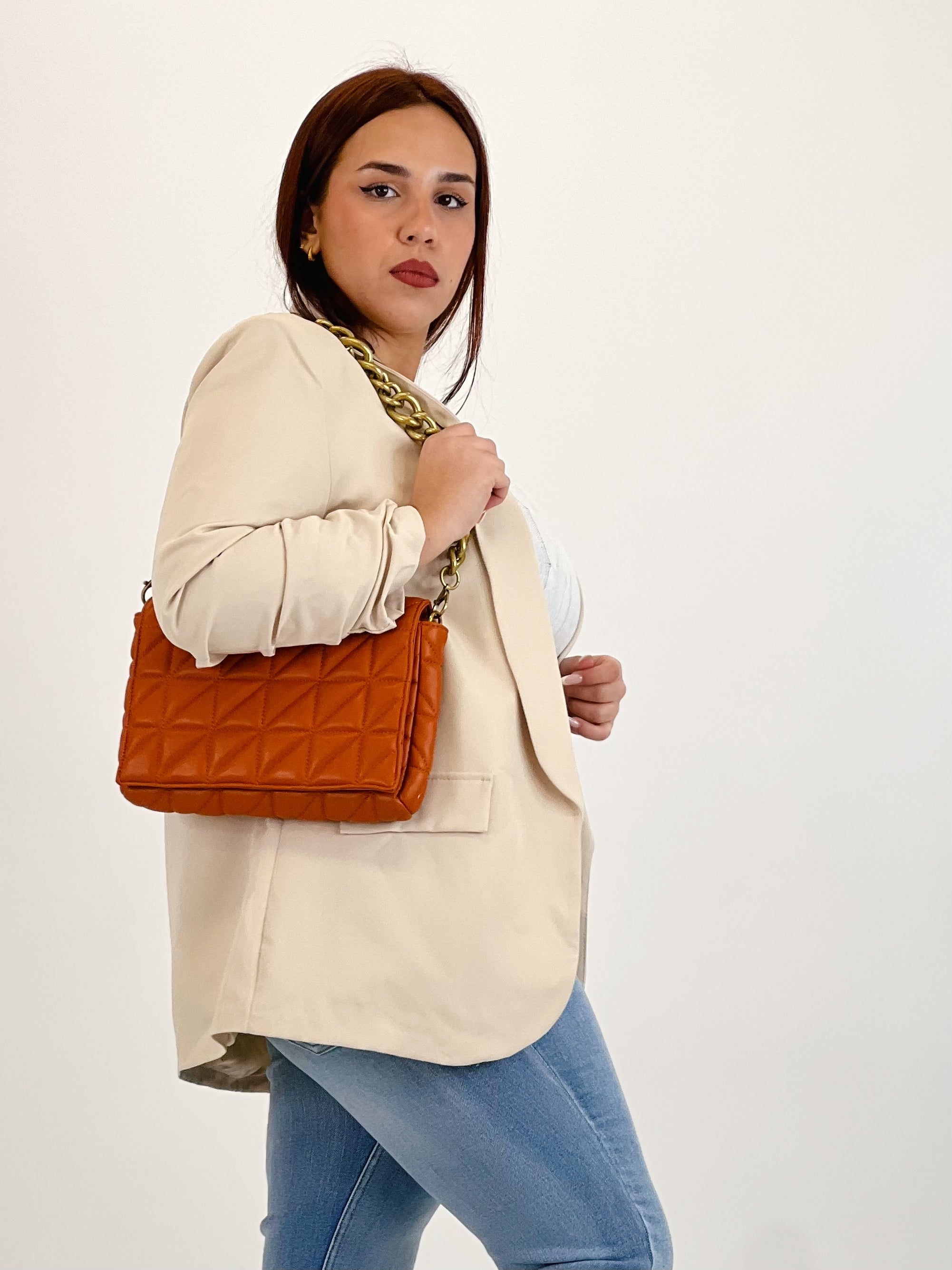 Bolso acolchado cadena gruesa - Zebra&Maduixa®