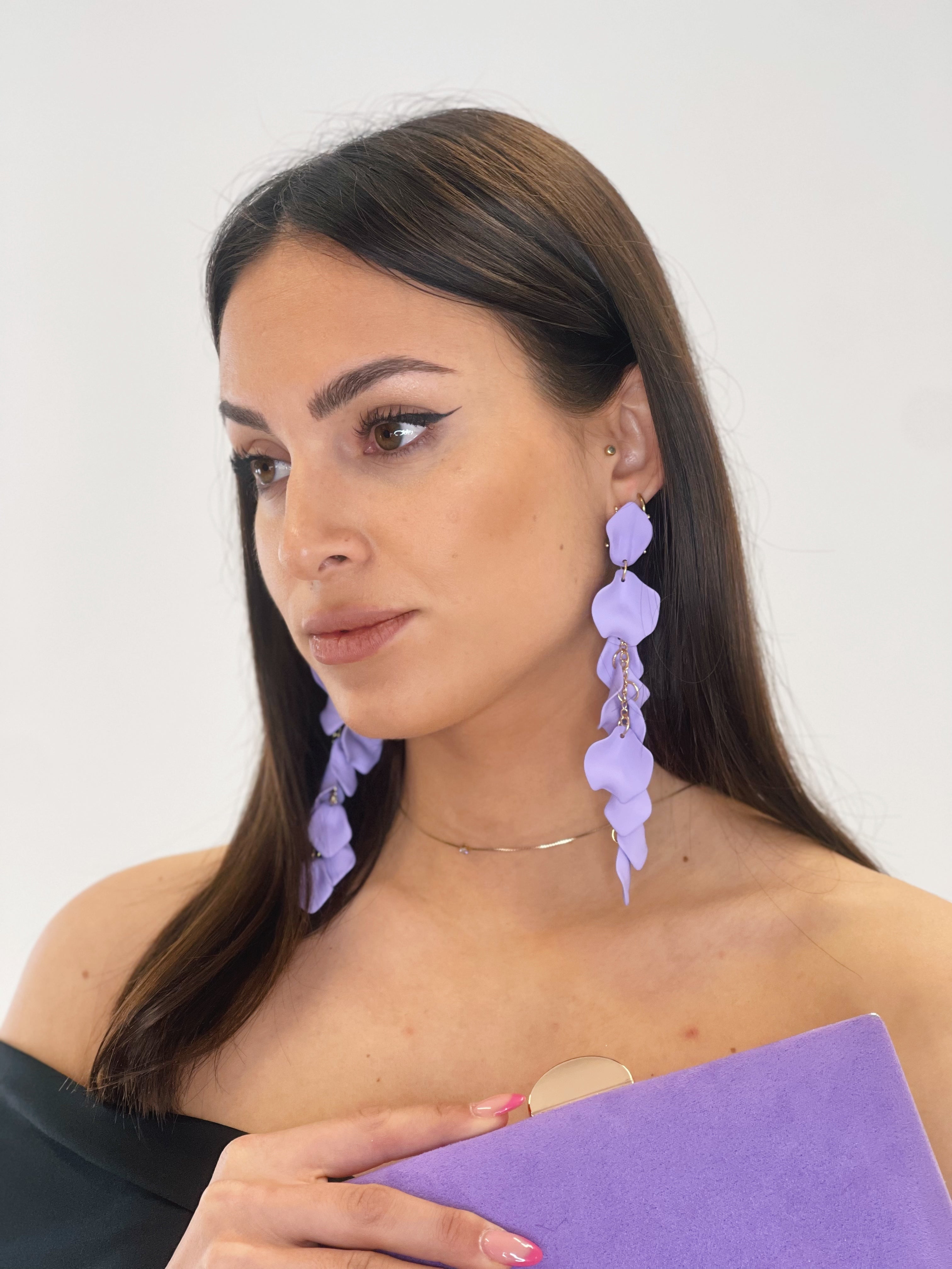 Pendientes pétalos cascada - Zebra&Maduixa®