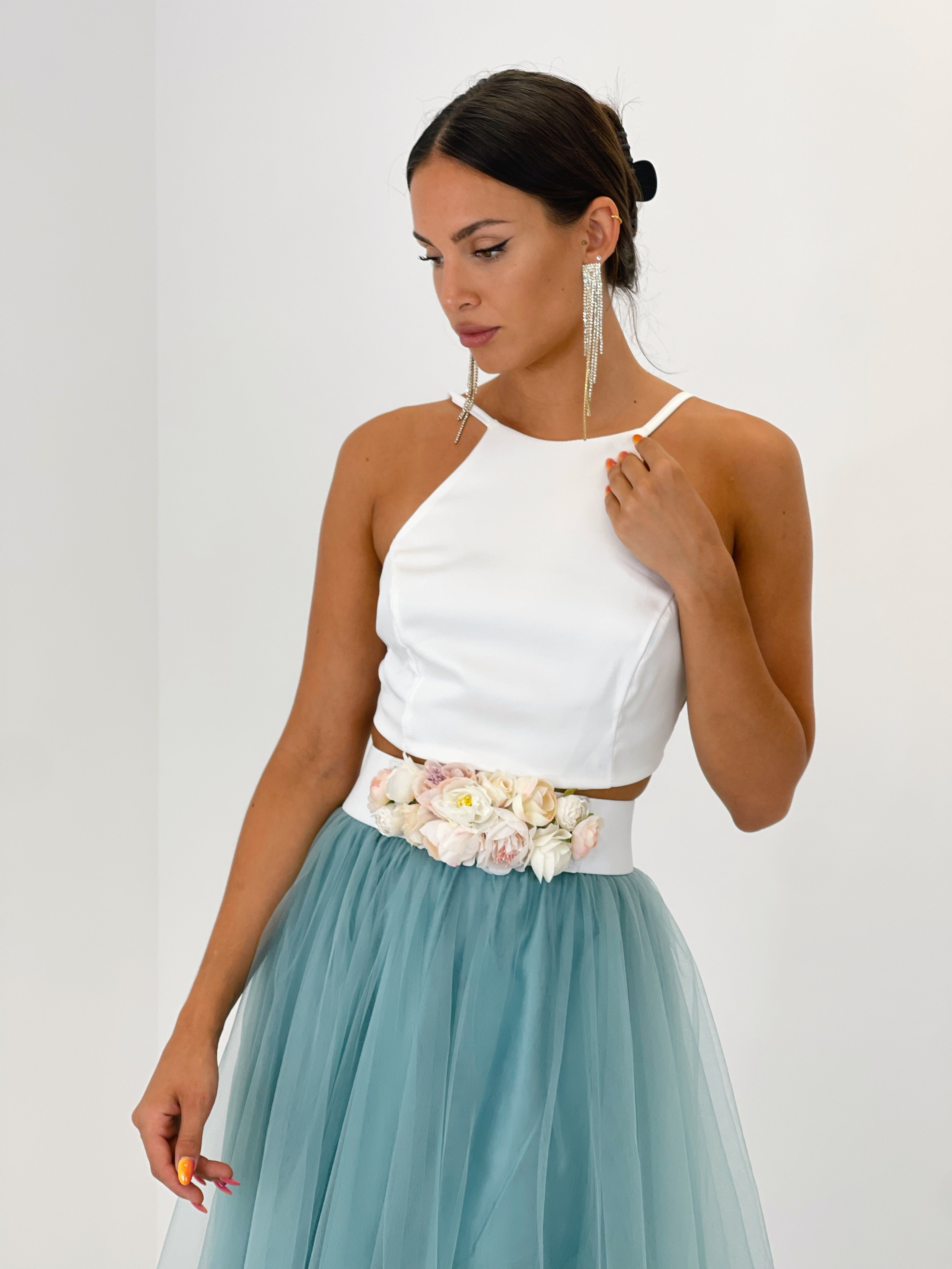 Top crop satén Silvia - Zebra&Maduixa®