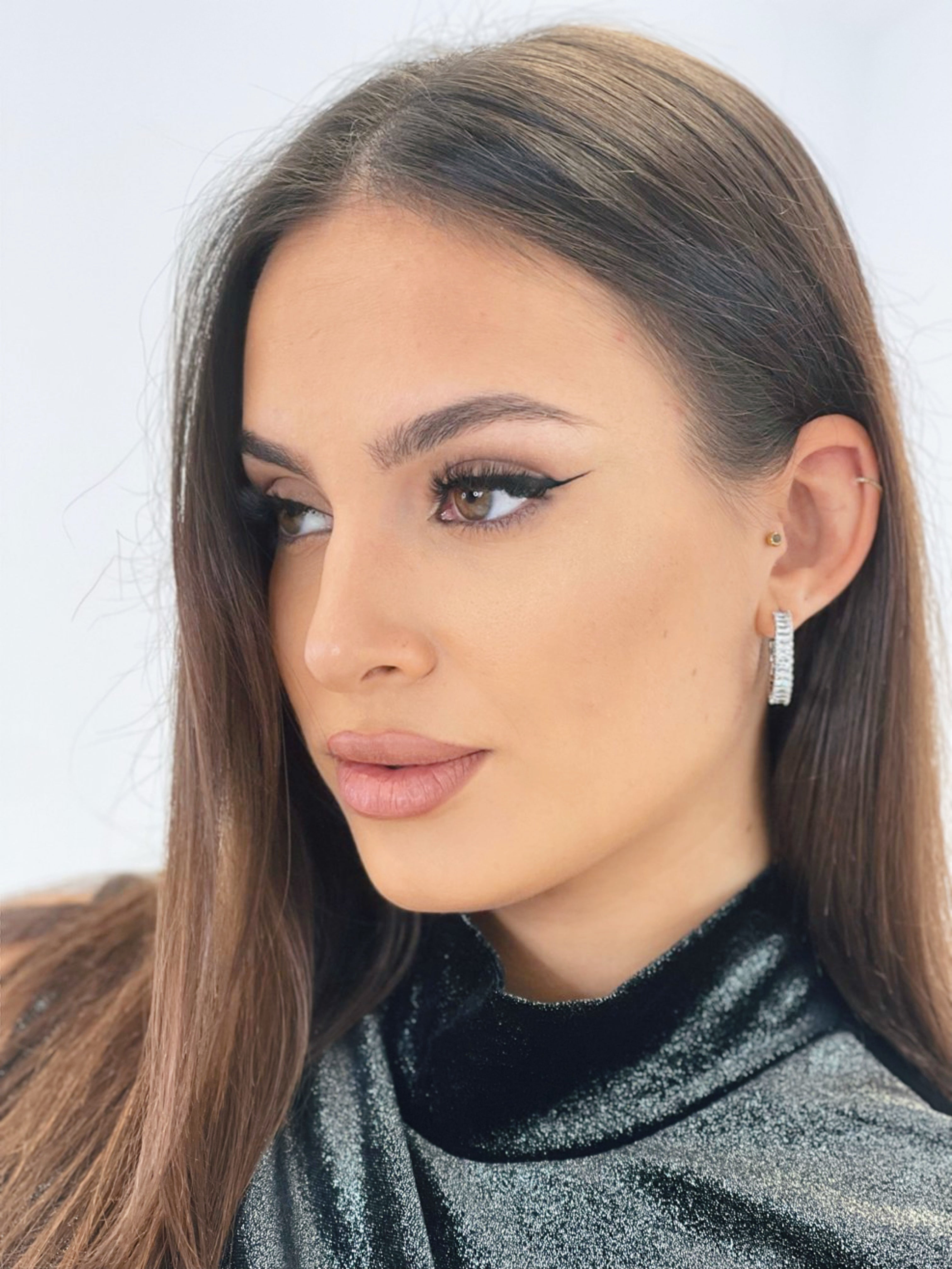 Arracades d'aro en forma